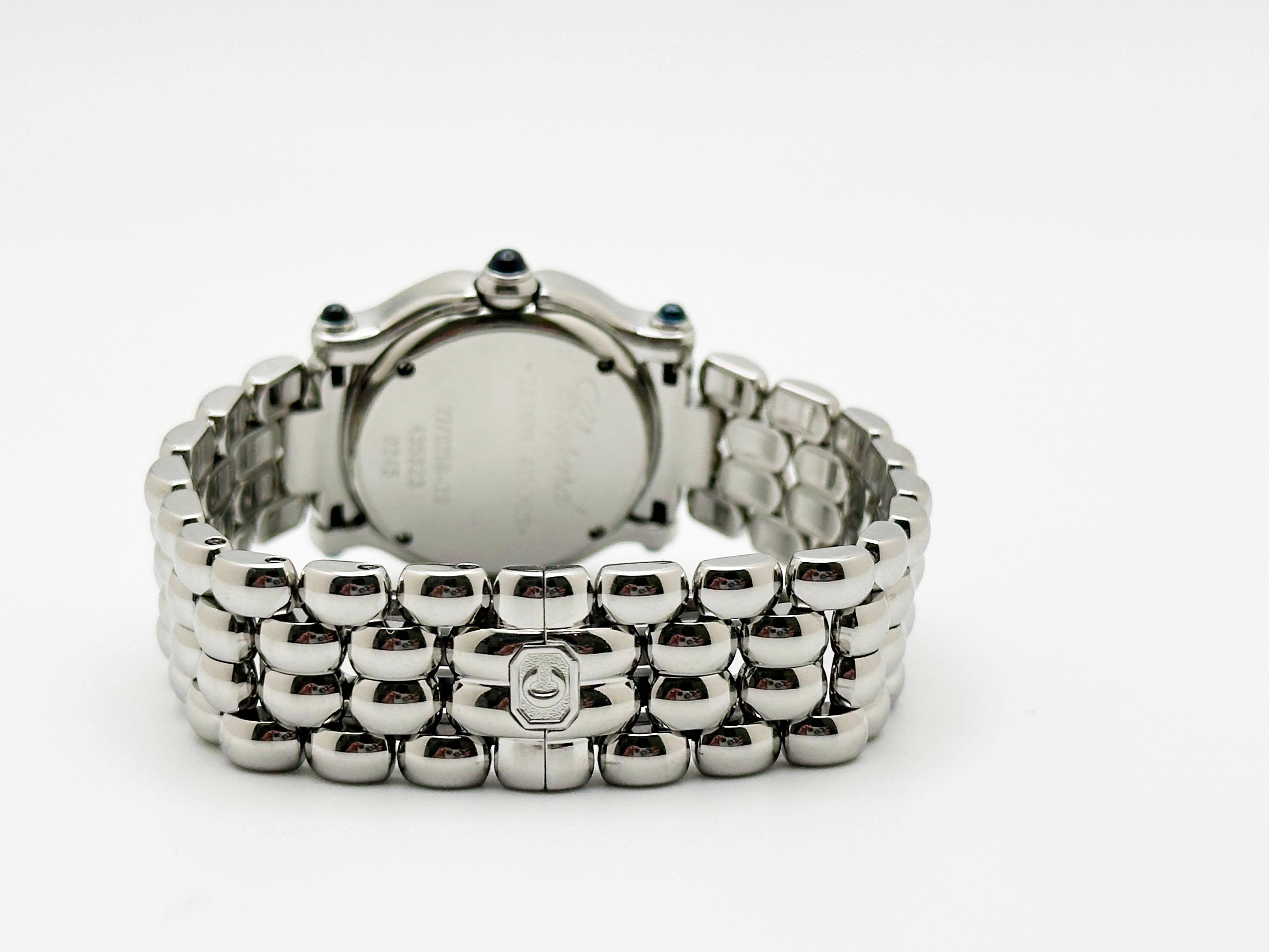 Chopard Ladies Happy Sport 27/8250-23 Diamantes flotantes Acero inoxidable 26mm 2