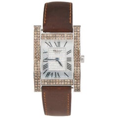 Chopard Reloj de pulsera de cuarzo de oro blanco con diamantes y nácar para mujer Your Hour