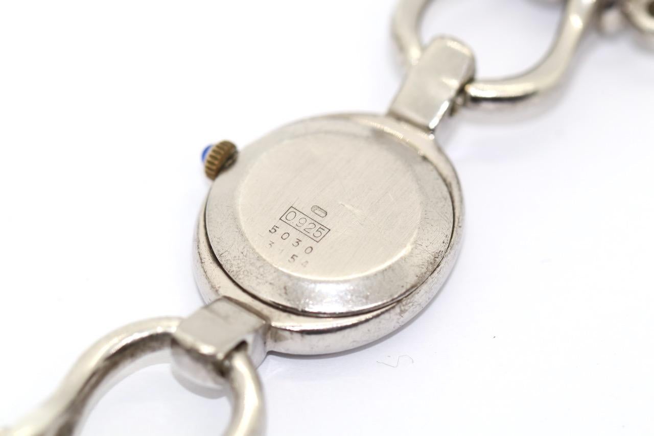 Chopard Ladies Wrist Watch 925 Sterling Silver In Fair Condition In Berlin, DE