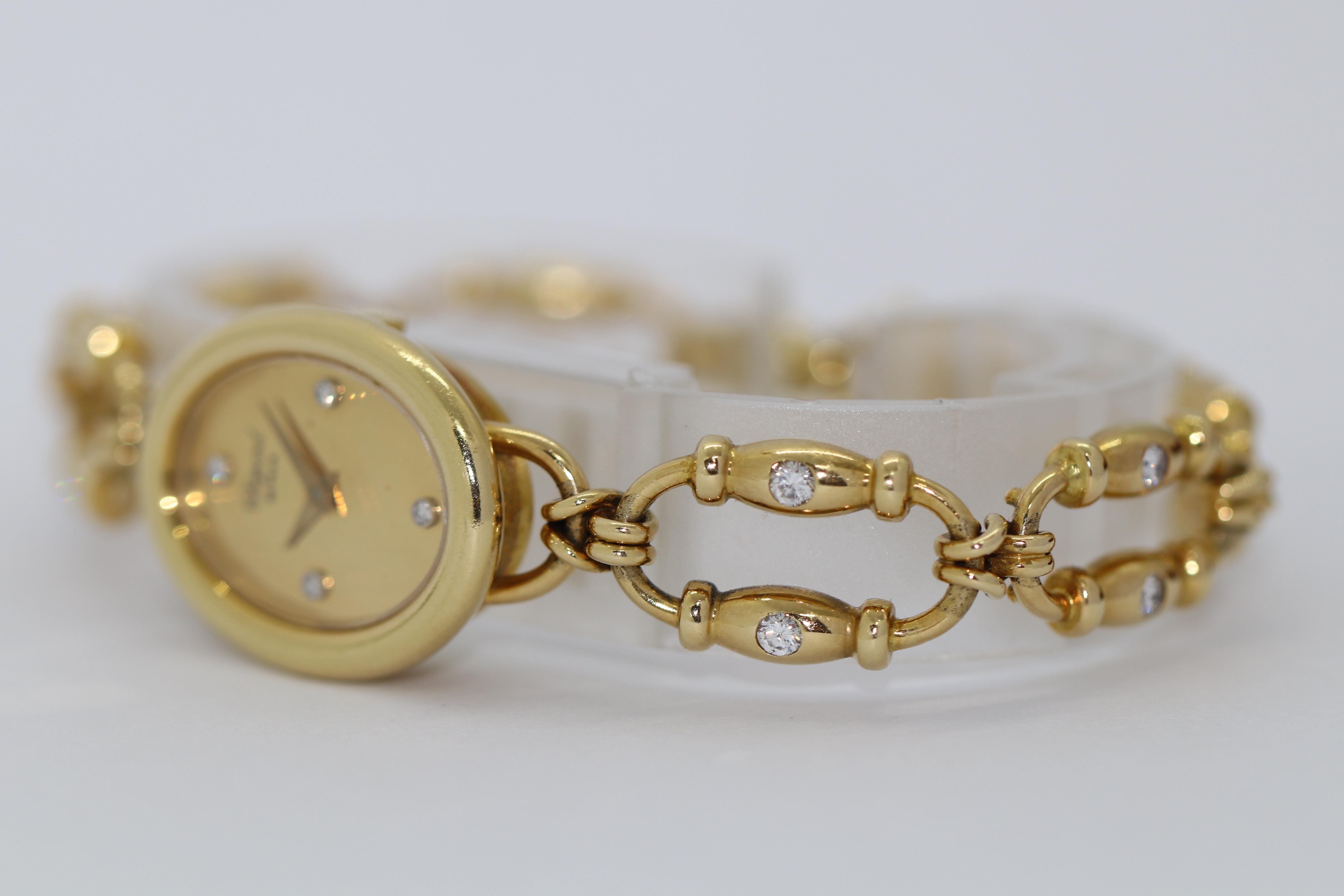 Chopard Ladies Wristwatch 18k Yellow Gold with Diamonds Ref. 5031-1 For Sale 1