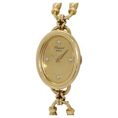 Reloj de pulsera Chopard para mujer en oro amarillo de 18k con diamantes Ref. 5031-1