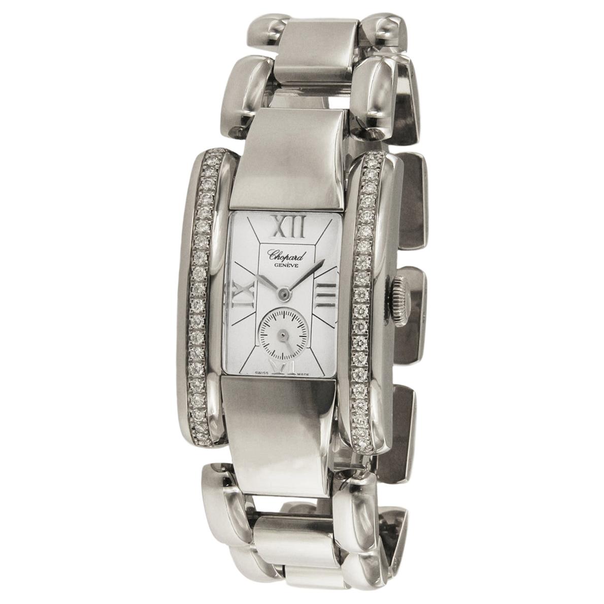 Chopard Lastrada Diamond Stainless Steel Watch 418415 For Sale