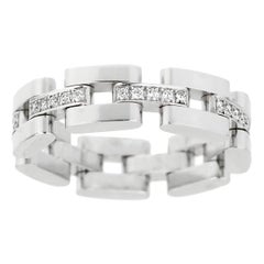 Chopard Les Chaines 3-Row White Gold Diamond Ring