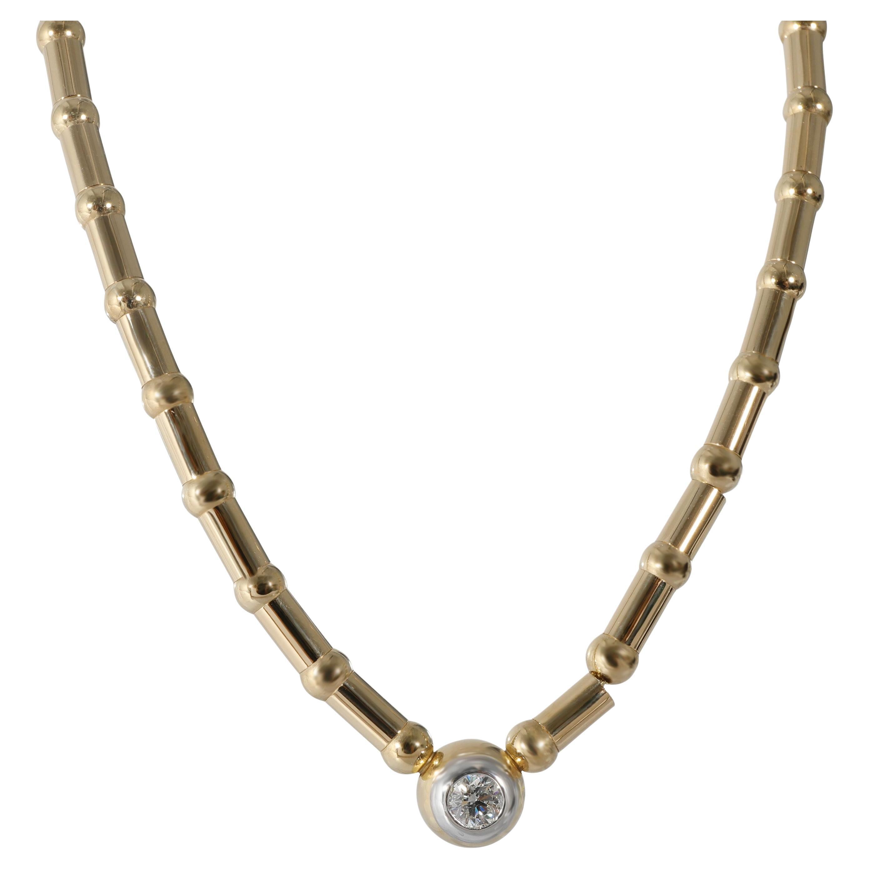 Chopard Les Chaines Diamond Necklace in 18KT Yellow Gold H SI1 0.53 CTW