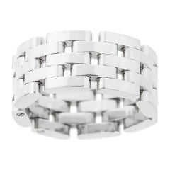 Chopard Les Chaines, bague à maillons en or blanc