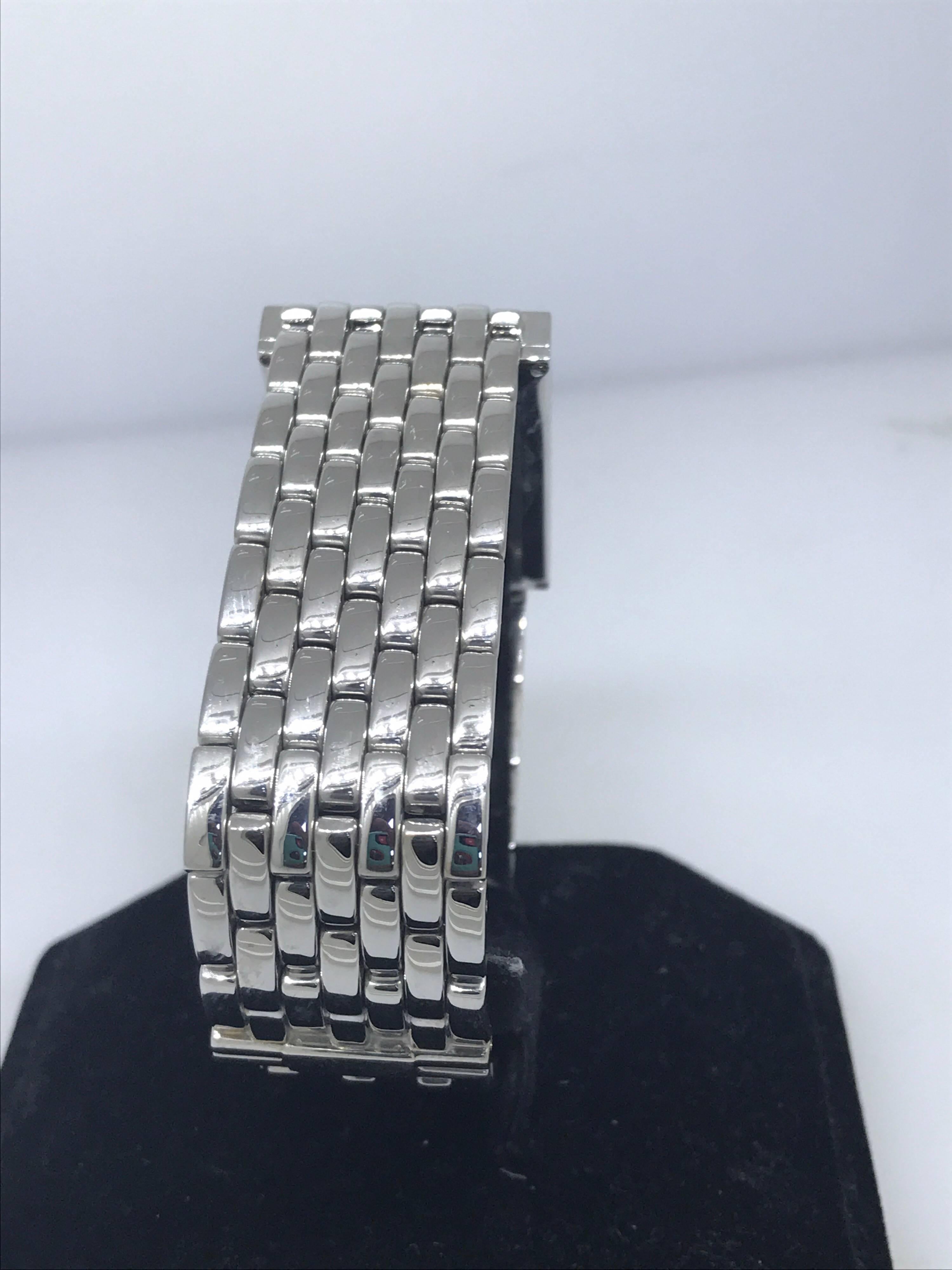 Chopard Les Classique White Gold Diamond Bezel White Dial Bracelet Ladies Watch For Sale 1