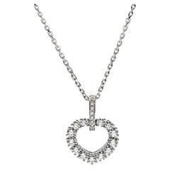 Chopard L'heure Du Diamant 18k White Gold Pendant Necklace