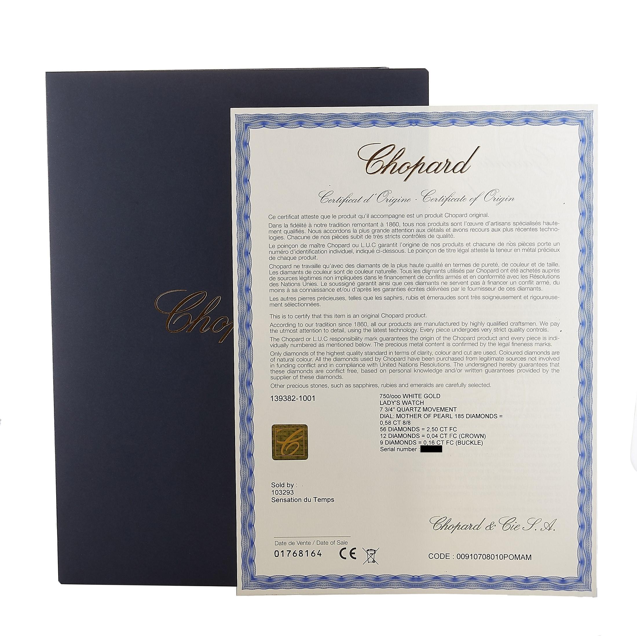 Chopard L'Heure du Diamant Watch 139382-1001 1