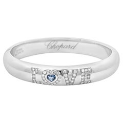 Chopard LOVE Pulsera de zafiro y diamantes en forma de corazón de 1,65 quilates totales