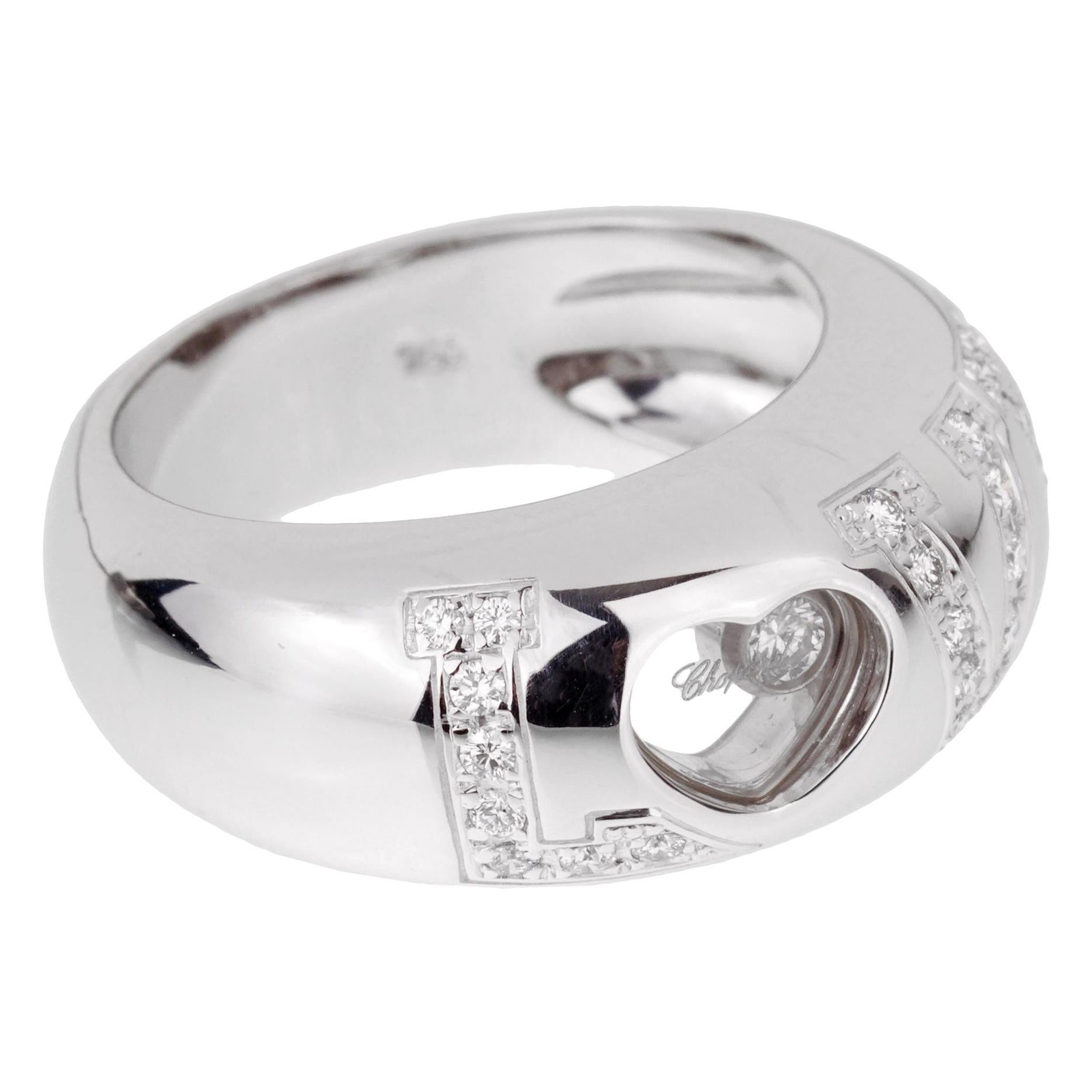 Chopard Love Happy Diamond White Gold Ring