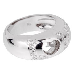 Chopard, bague Love Happy en or blanc et diamants