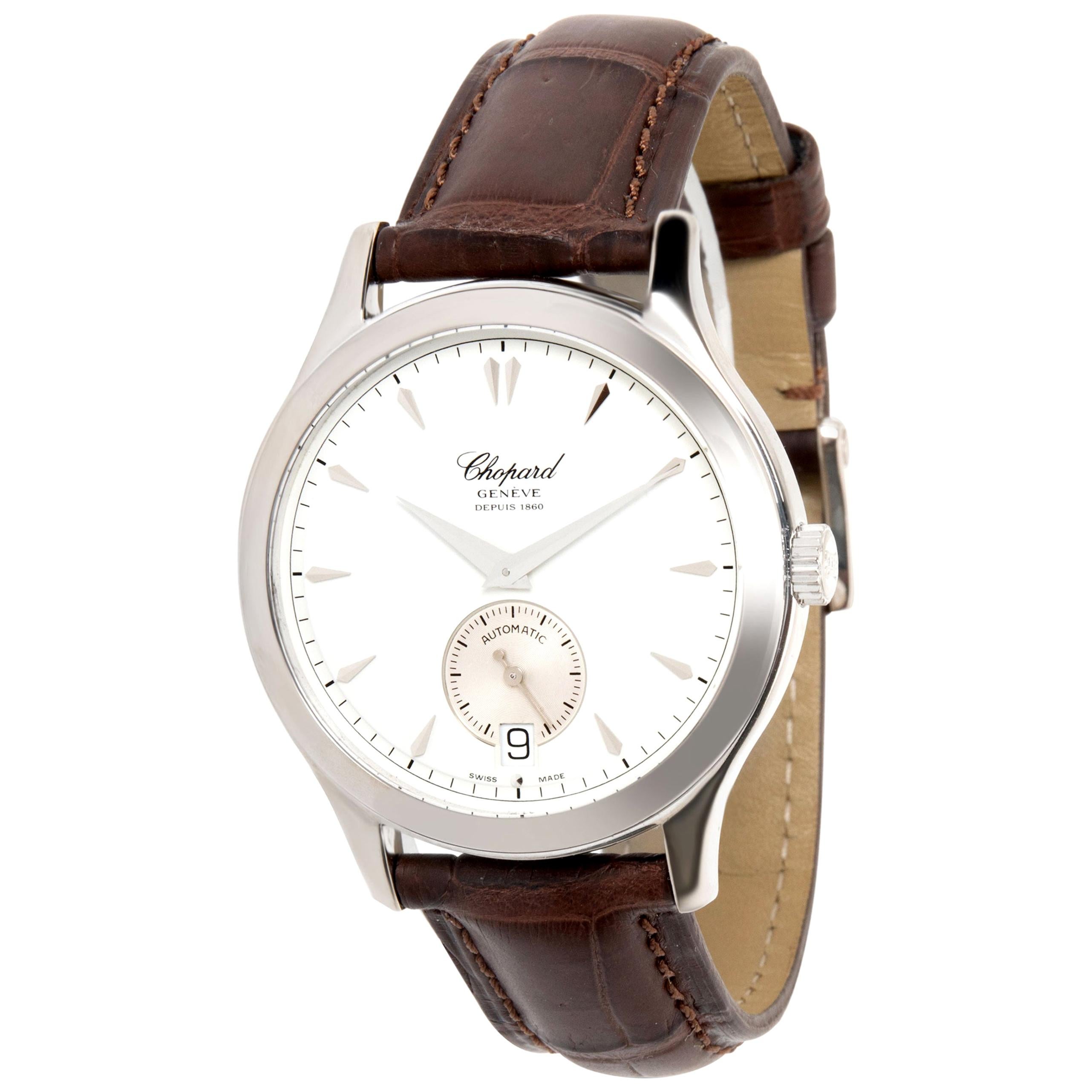 Chopard L.U.C. 1860 Classic 161860-1001 Men's Watch in 18 Karat White Gold