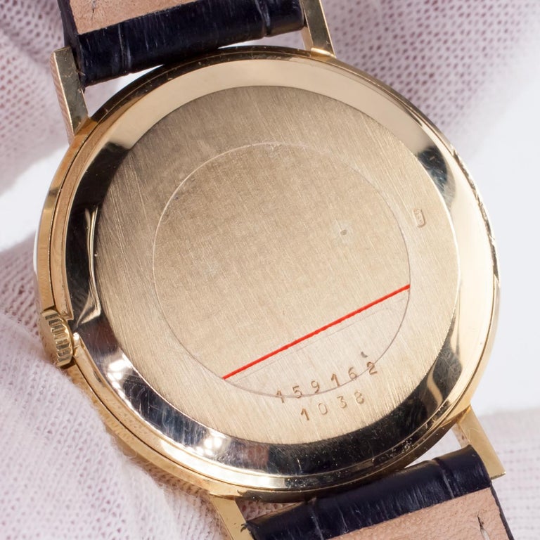 Chopard L.U.C. 18 Karat Yellow Gold Automatic Ultrathin Men's Dress Watch  at 1stDibs | alpine eagle lug to lug, gold dress watch for men, gold dress  watch men