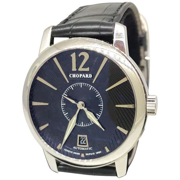 Chopard L.U.C. Classic Twin Automatic Black Dial Men's Watch 16/1880 ...