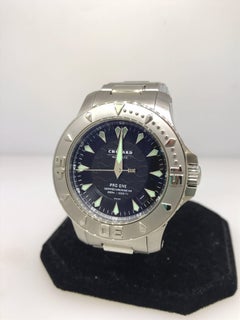 Chopard LUC Pro One Black Dial Automatic Stainless Bracelet Men's Watch 15/8912