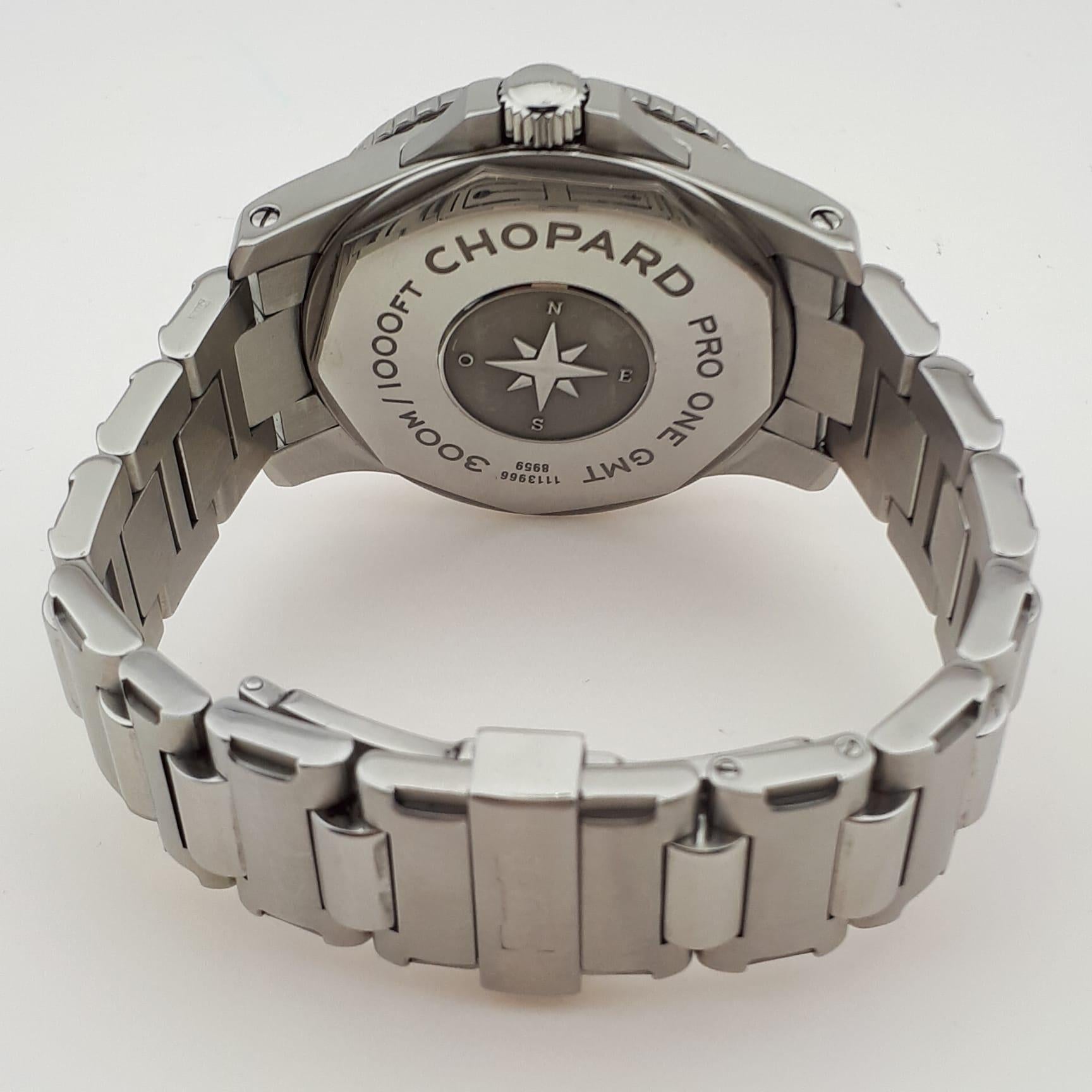Chopard - L.U.C. Pro One GMT Diver - Ref: 16/8959 - Men For Sale 4