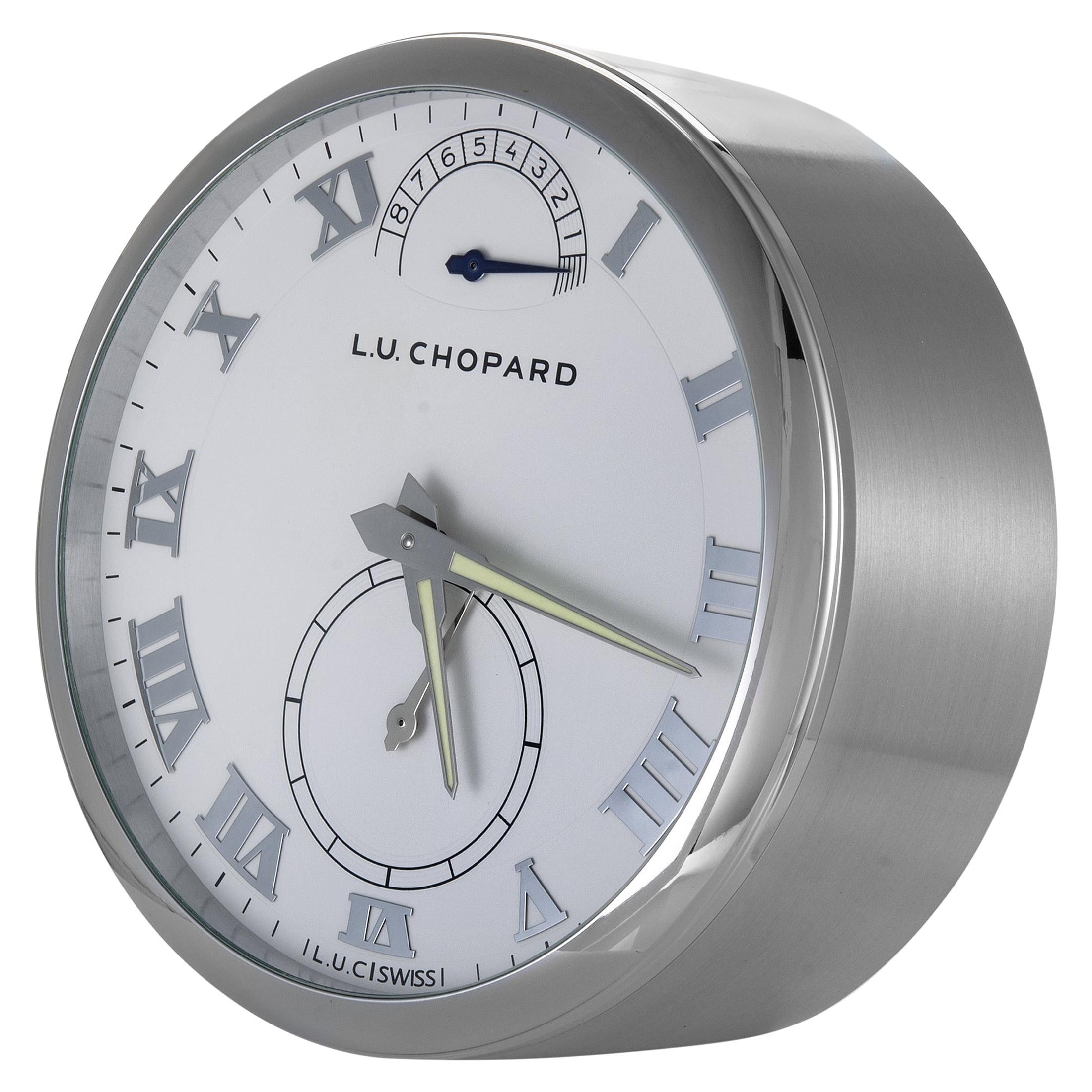 Chopard L.U.C. Quattro Mechanical Table Clock 95020-0082 For Sale at  1stDibs | chopard desk clock, chopard wall clock, chopard table clock
