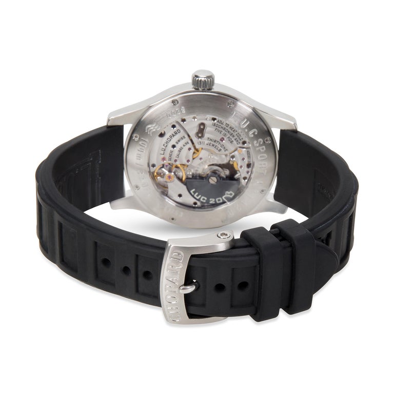 Chopard L.U.C. Sport 16/8200 Men's Watch in Stainless Steel For Sale at ...