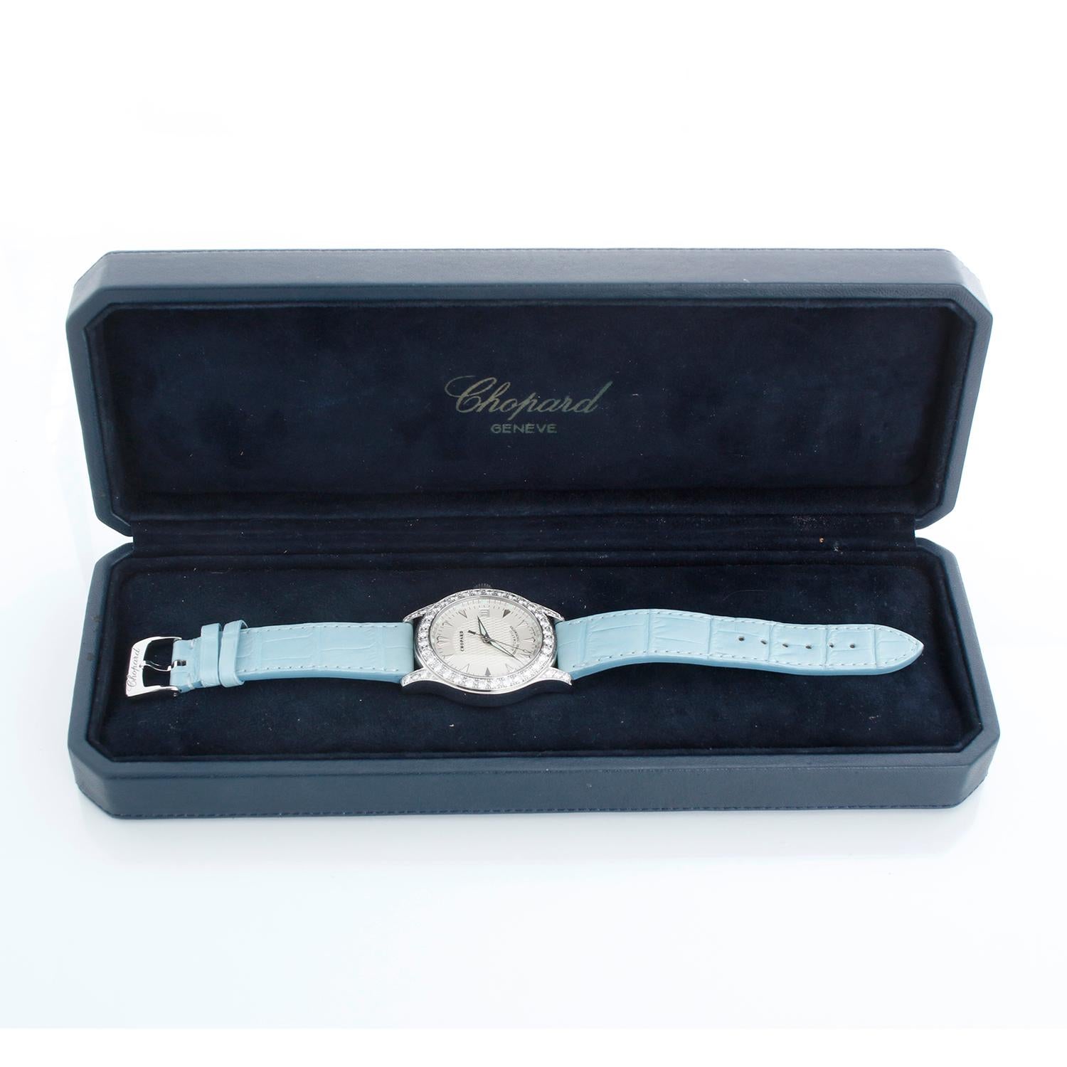 Chopard LUC  Sport Stainless Steel Ladies Watch For Sale 2