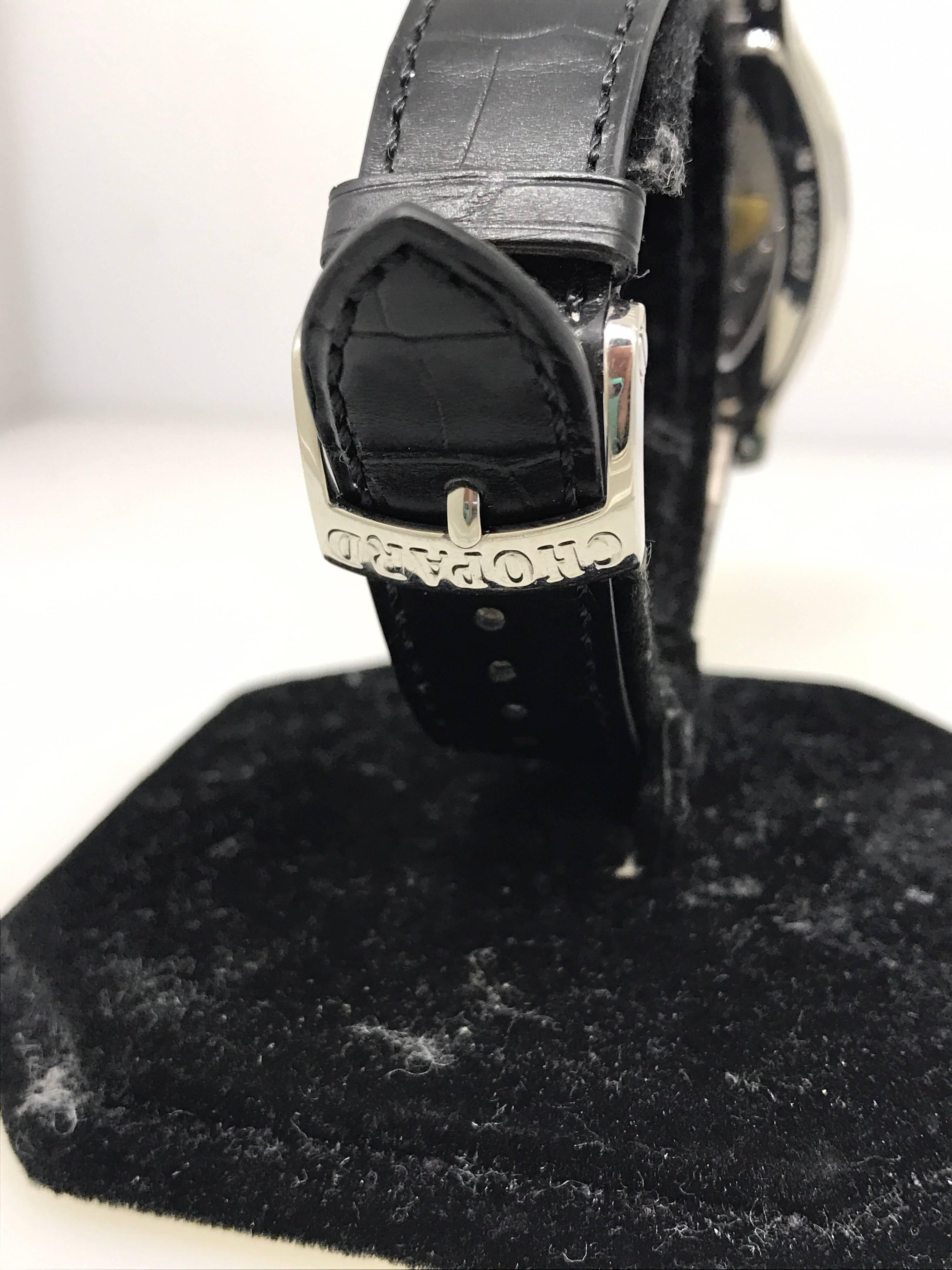 Chopard L.U.C White Gold Tonneau Shape Silver Dial Automatic Men’s Watch 16/2267 For Sale 2
