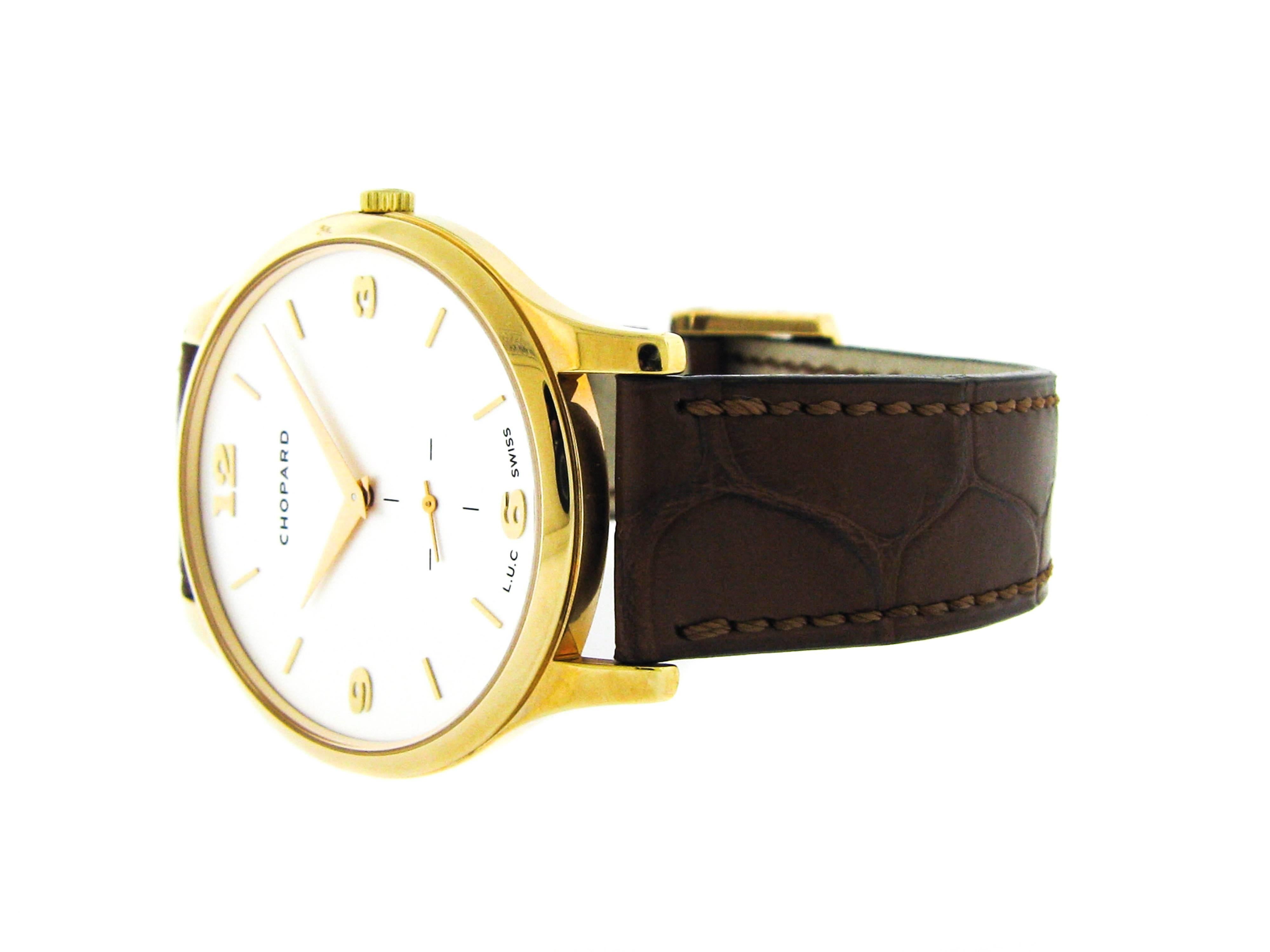 Chopard Rose Gold L.U.C. XPS Self-Winding Wristwatch In New Condition In Greenwich, CT