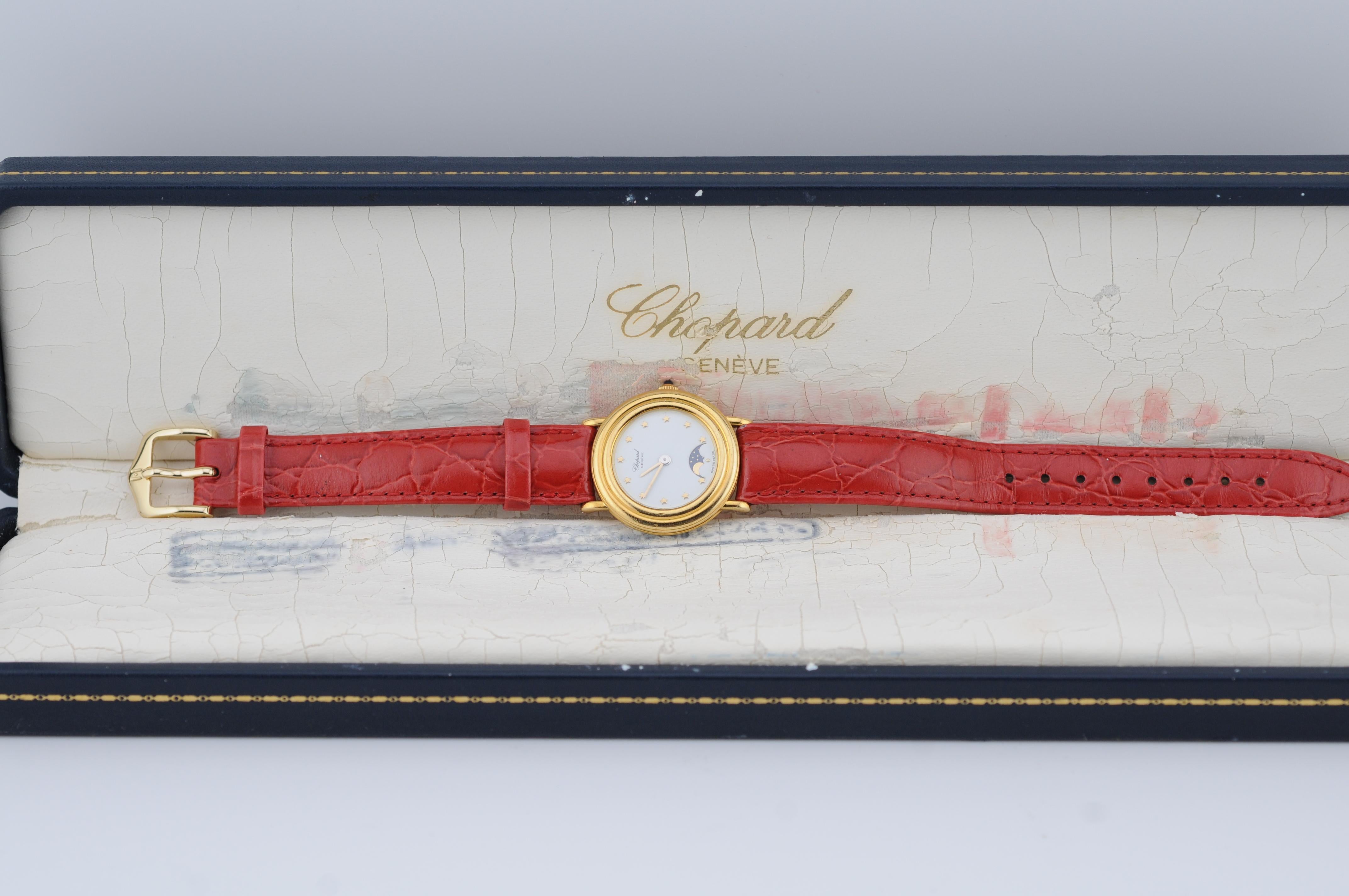 Aesthetic Movement Chopard Lvnad’Oro Moonphase 18K Yellow Gold Ref. 4084