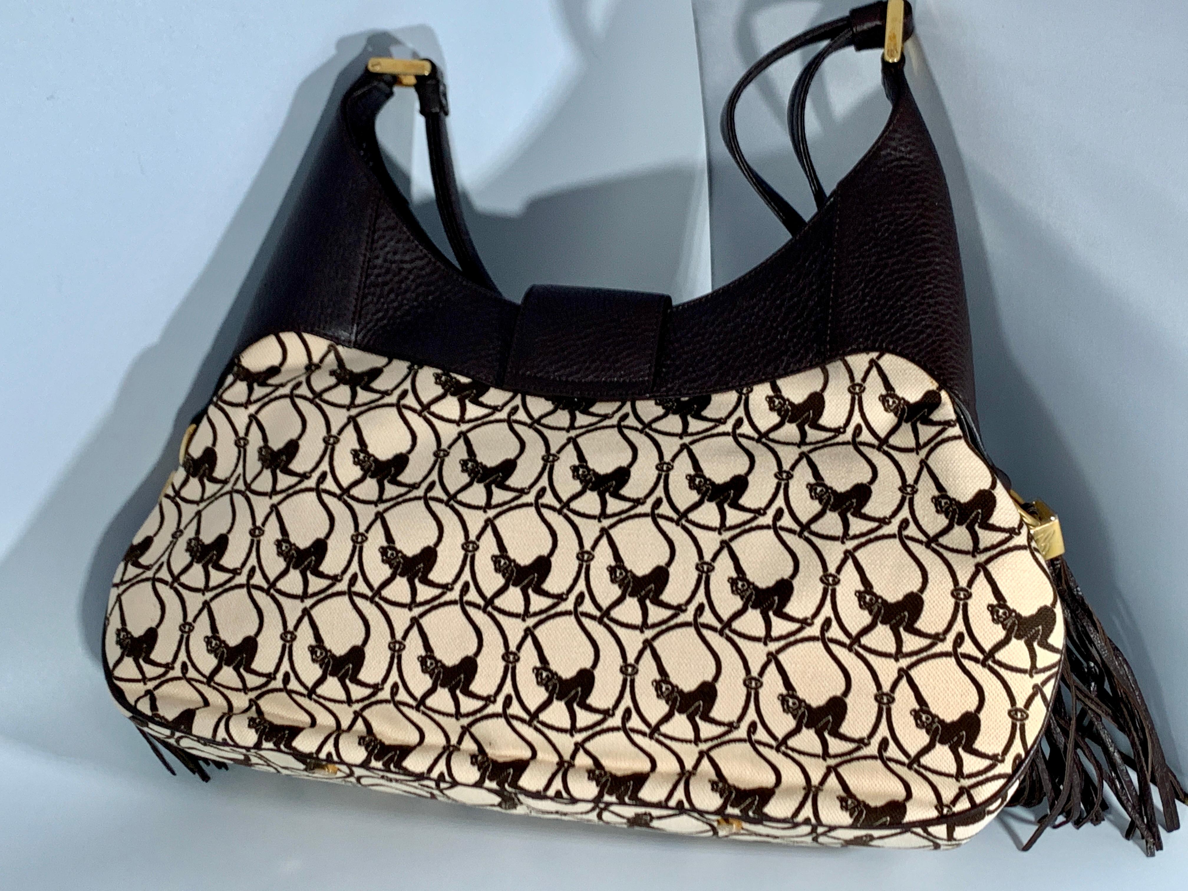 Women's Chopard Madrid Beidge / Camel Color Calfskin & Leather Bag, Brand New