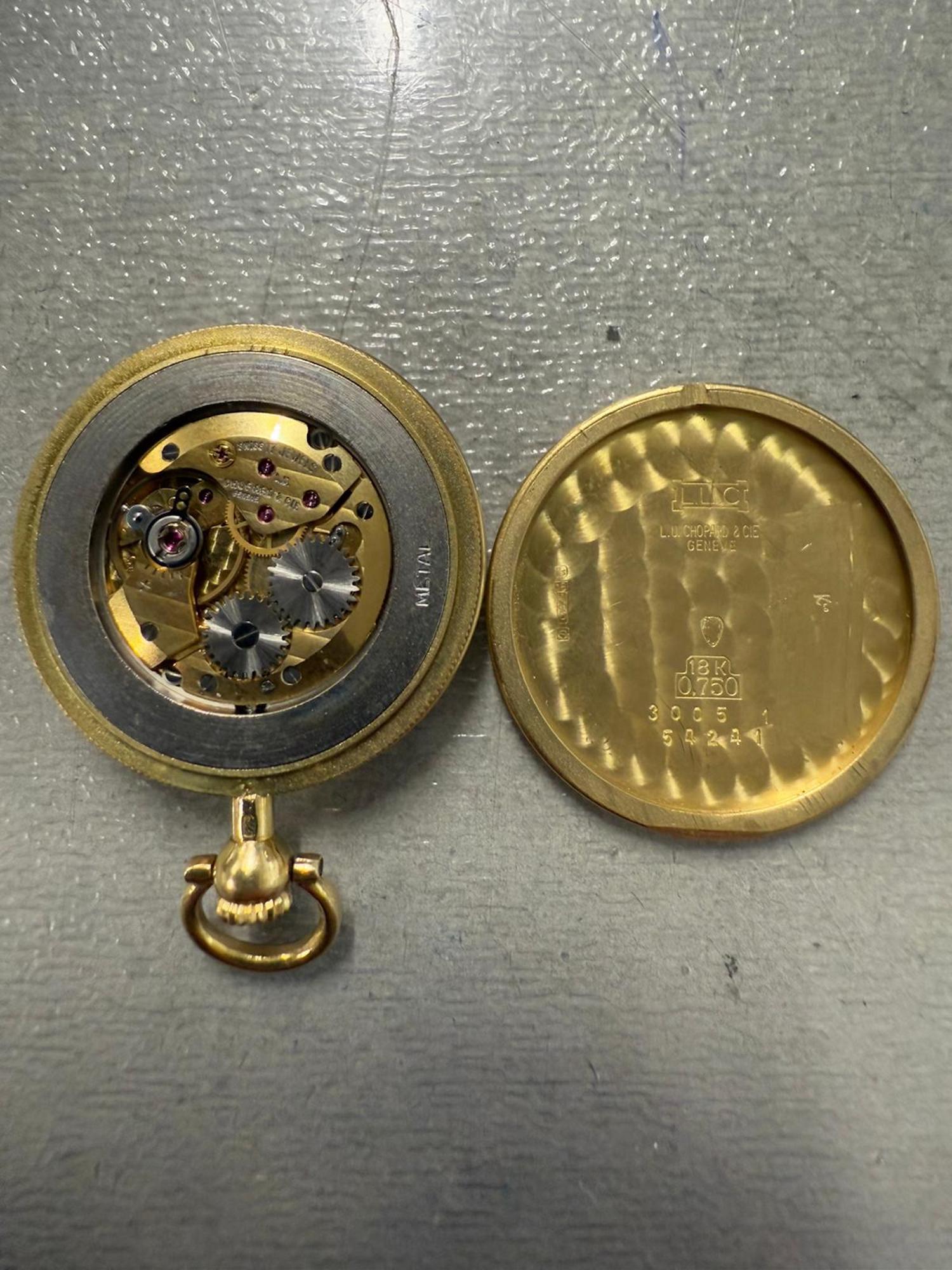 Women's or Men's Chopard Manual Wind Pocket Watch For Sale