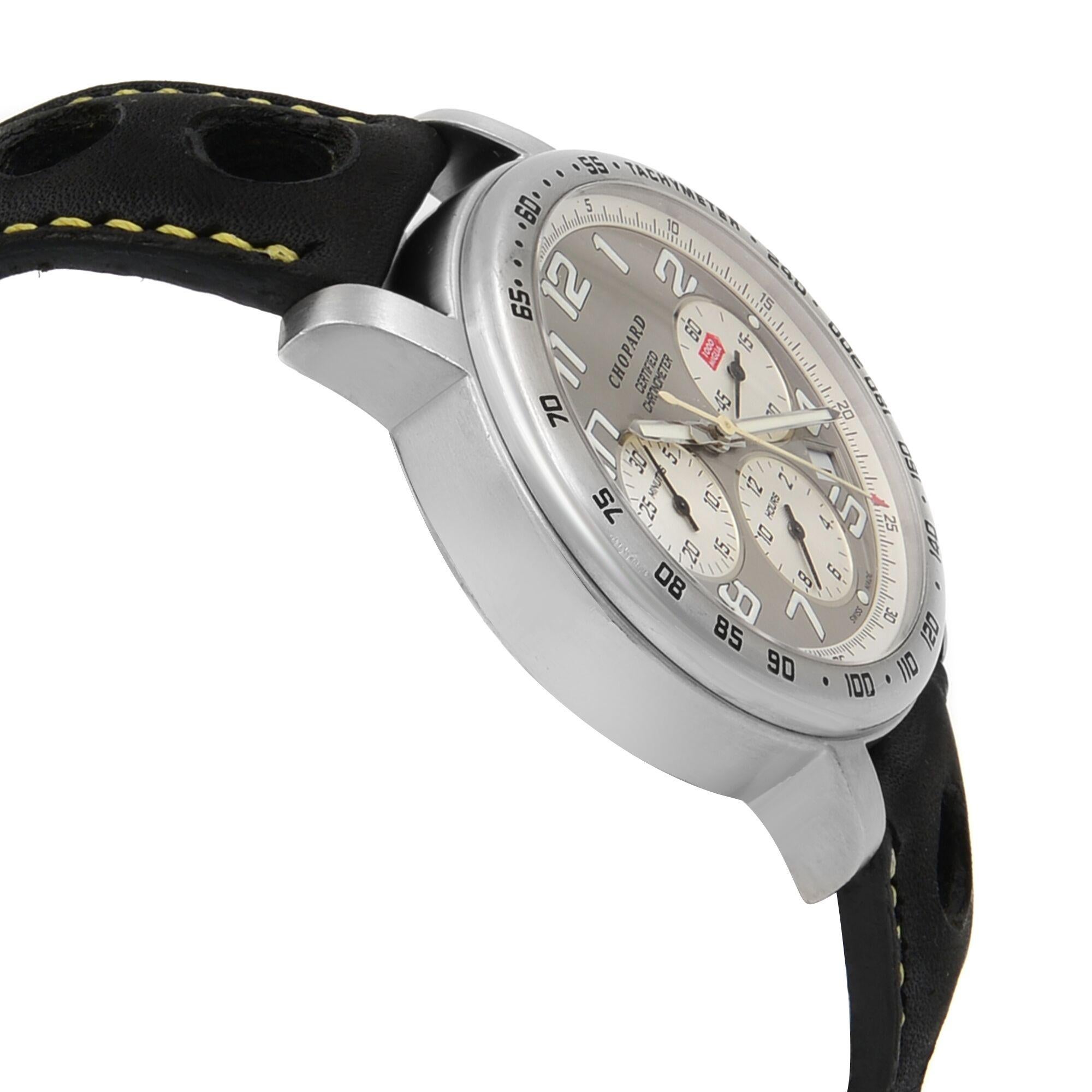Chopard Mile Miglia Titanium Silver Dial Automatic Men's Watch 16/8915-100 1