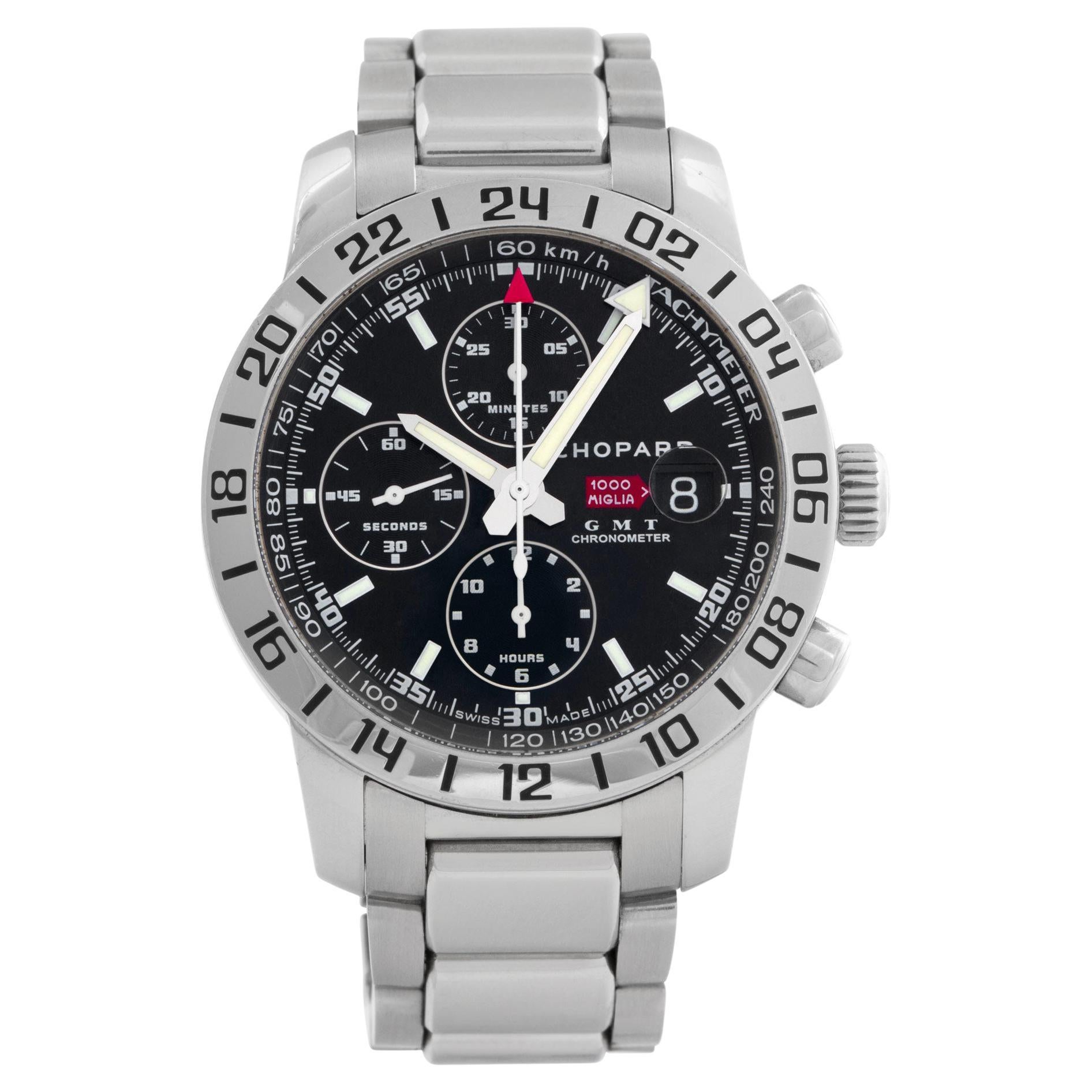 Chopard Mille Miglia REF. 158992-3001 GMT Chronograph in Stainless Steel For Sale