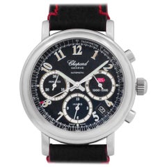 Chopard Montre automatique Mille Miglia 8331 à cadran noir en acier inoxydable