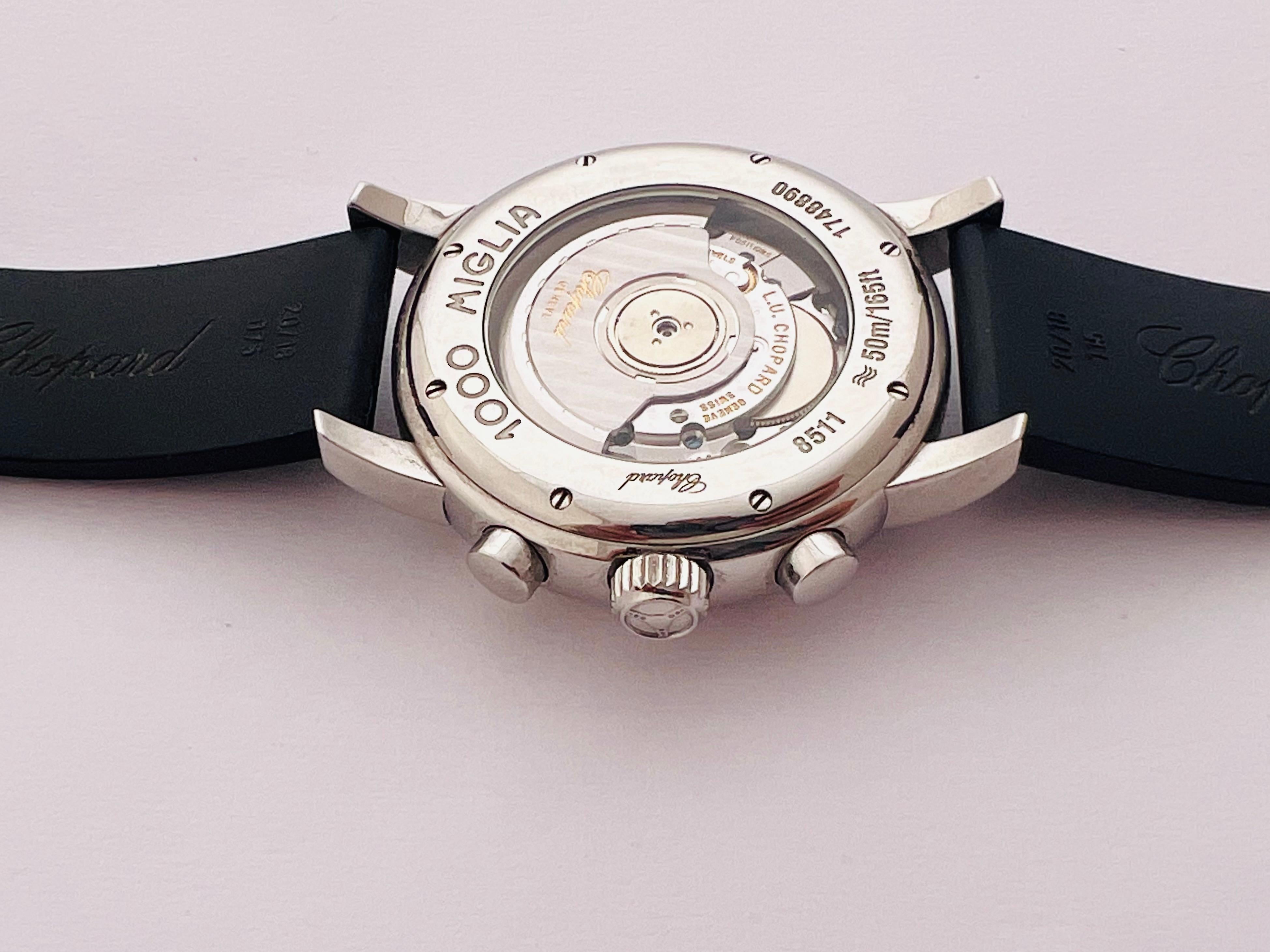 Men's Chopard Mille Miglia 8511 Chronograph Limited Edition 1000 Miglia Watch