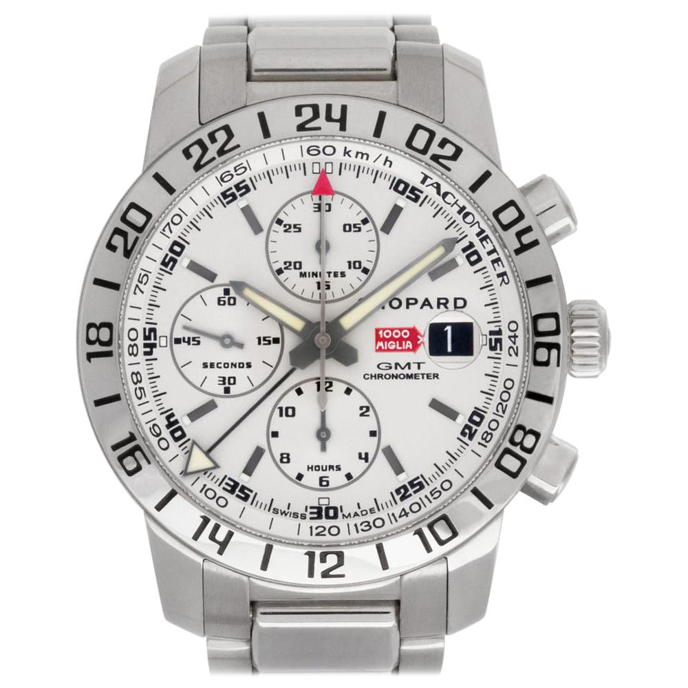 Chopard Mille Miglia 8992 Stainless Steel White Dial Automatic Watch For Sale