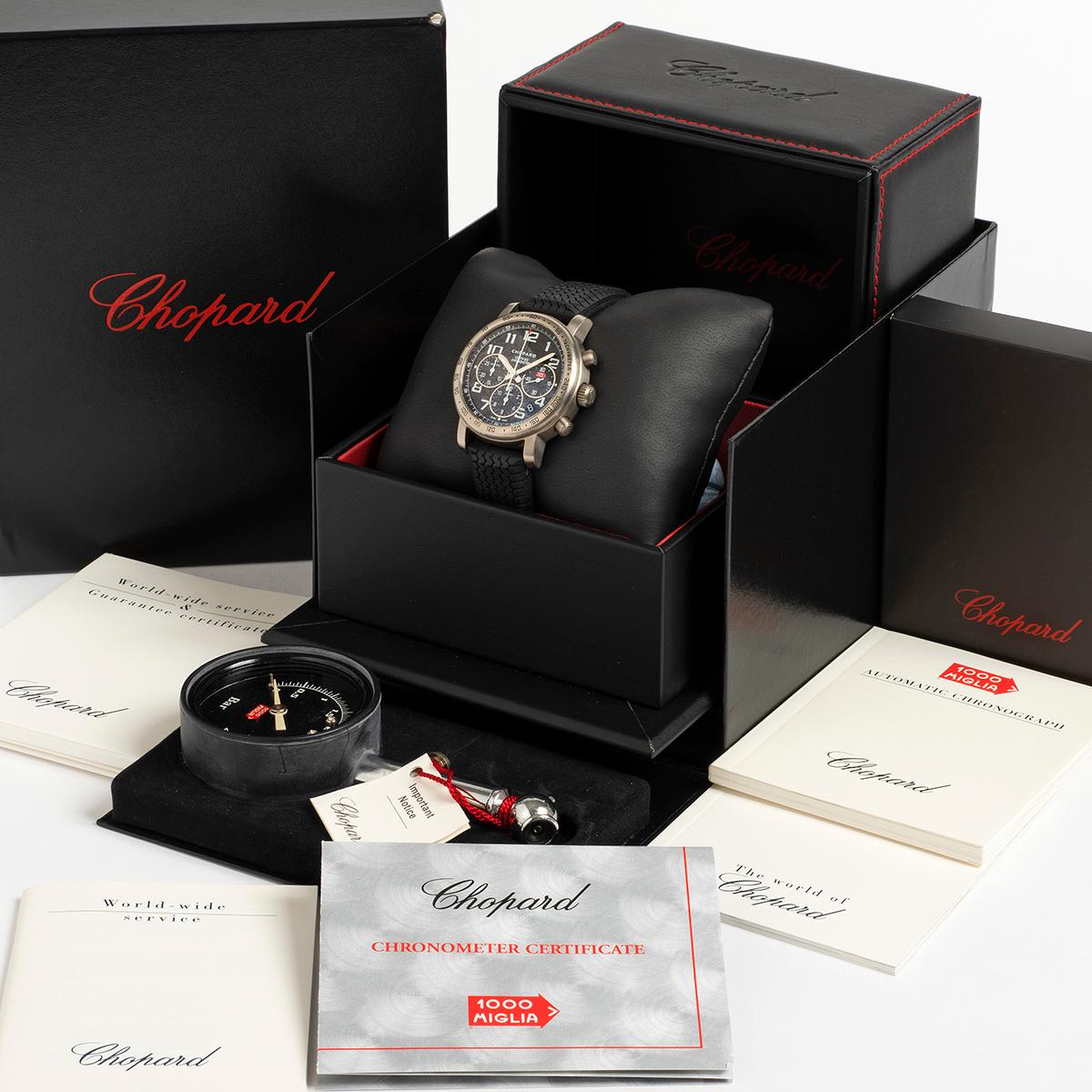 Chopard Mille Miglia Automatic (Referenz 8915) , 40mm Titanium Gehäuse, Full Set. im Angebot 1