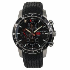 Chopard Mille Miglia Chrono GMT 168550 Men’s Automatic Watch Black Dial SS