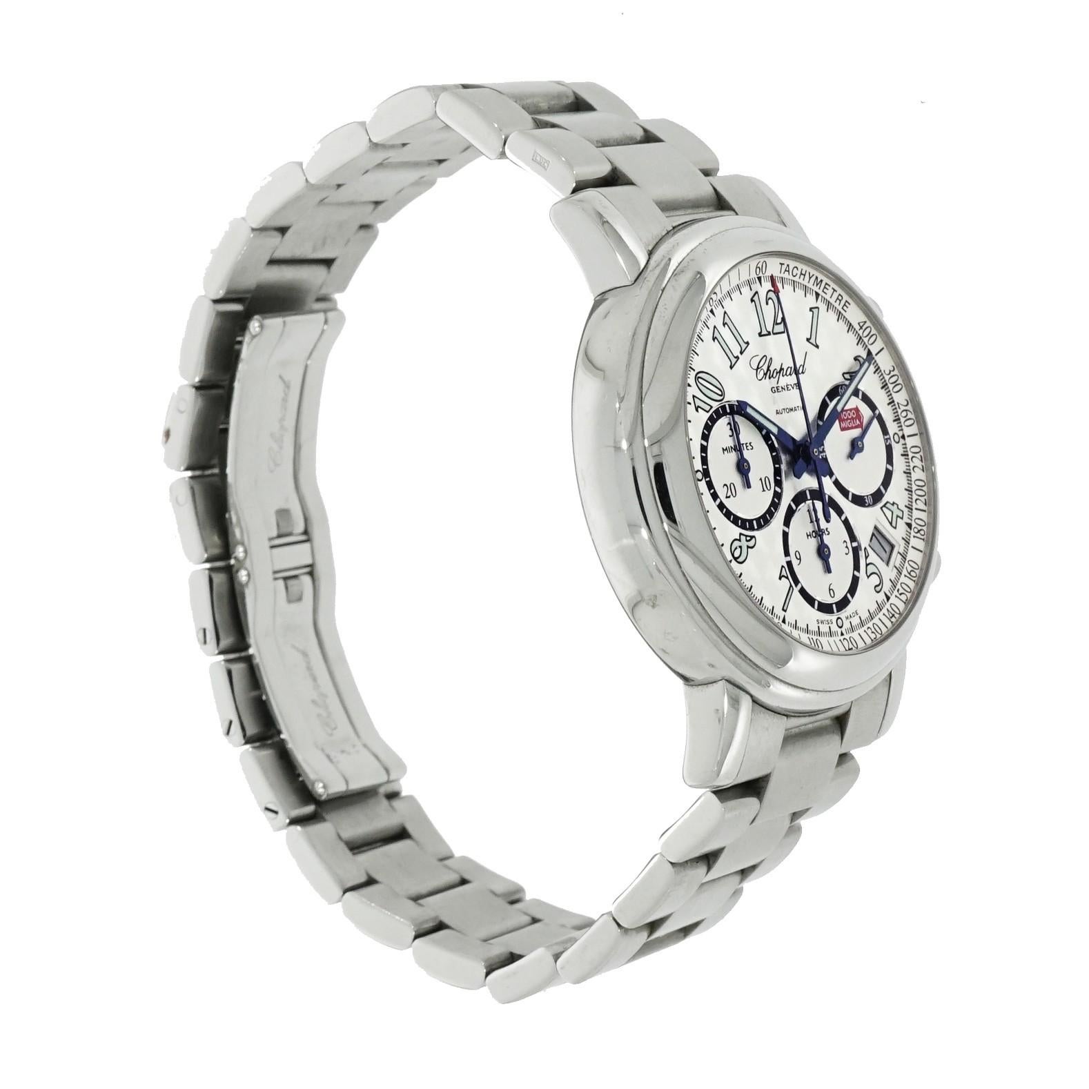Modern Chopard Mille Miglia Chronograph in Stainless Steel