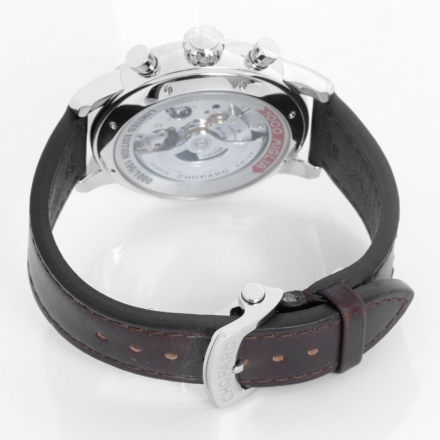 Chopard Mille Miglia Chronograph Men's Steel Watch 8580 For Sale 1
