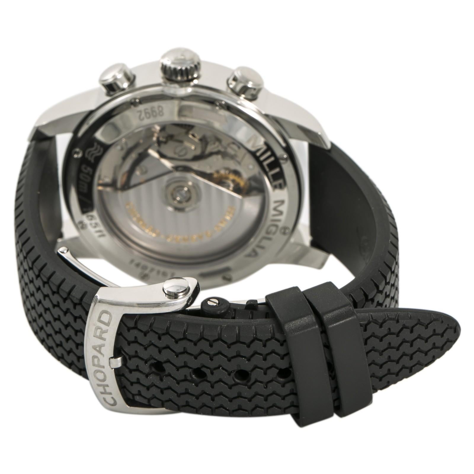 Chopard Mille Miglia Reference #:8992. automatic-self-wind. Verified and Certified by WatchFacts. 1 year warranty offered by WatchFacts.
