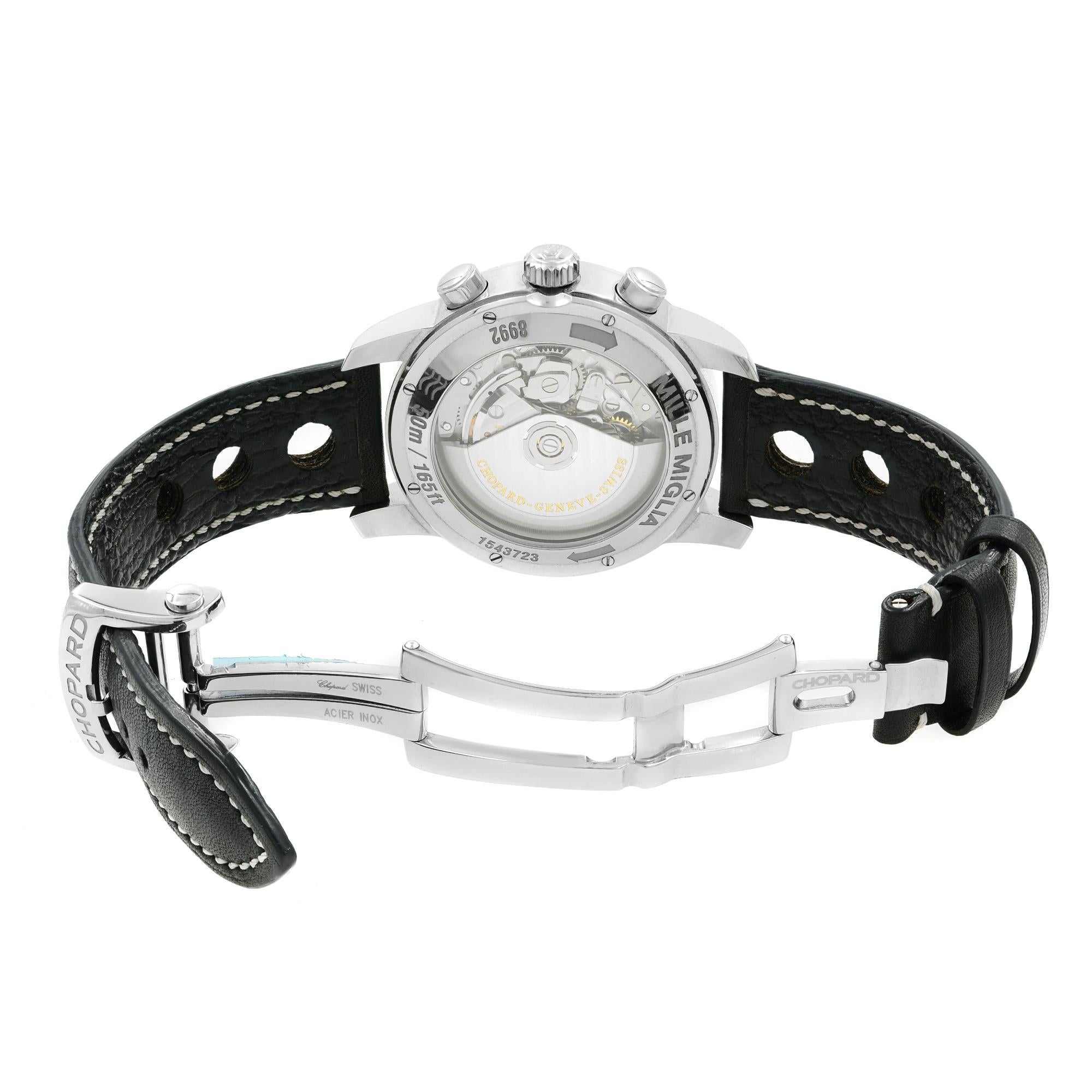 Chopard Mille Miglia GMT Steel Black Dial Automatic Men’s Watch 168992-3001 2