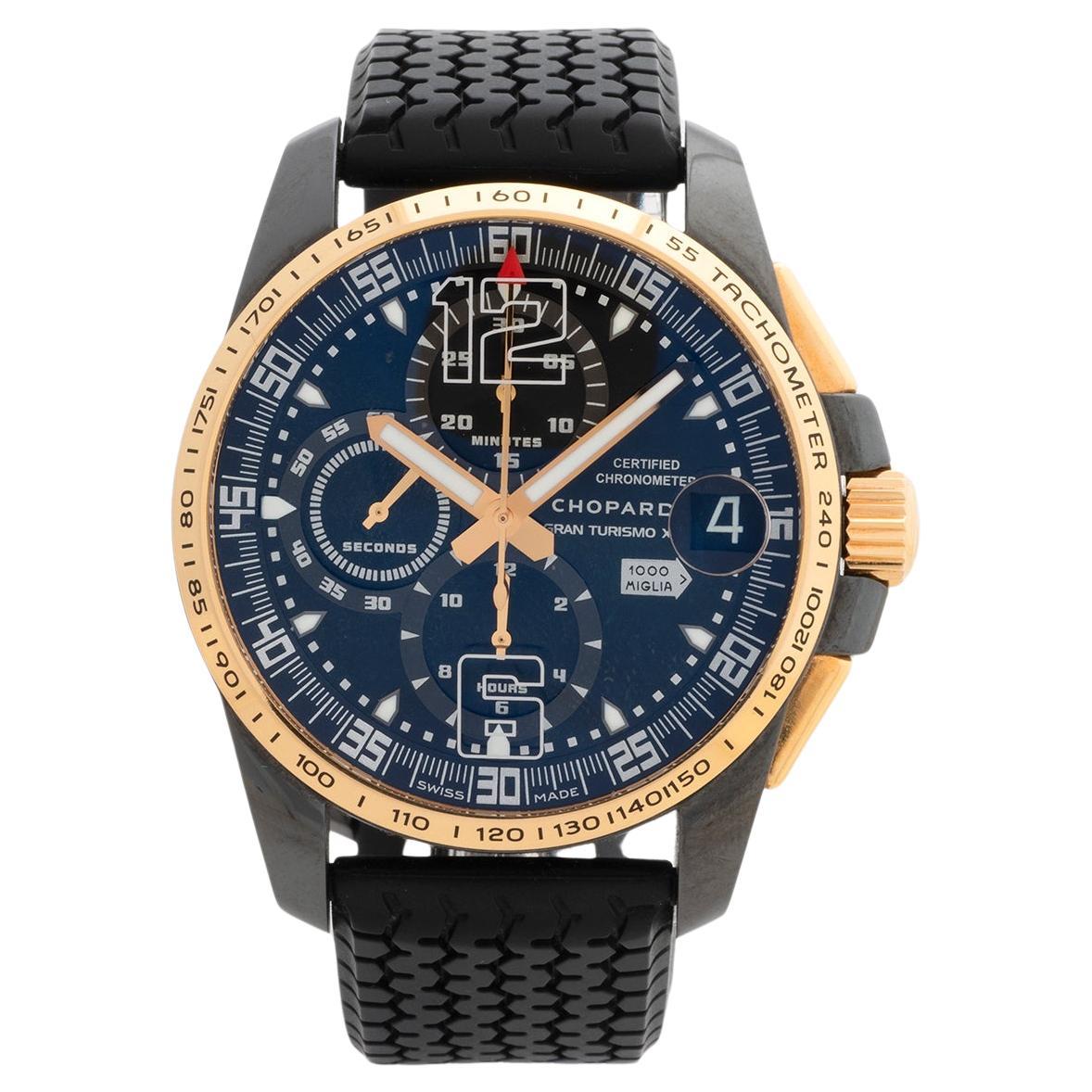 Chopard Mille Miglia Gran Turismo XL Chronograph Speed Black . Rose Gold, 2010. For Sale