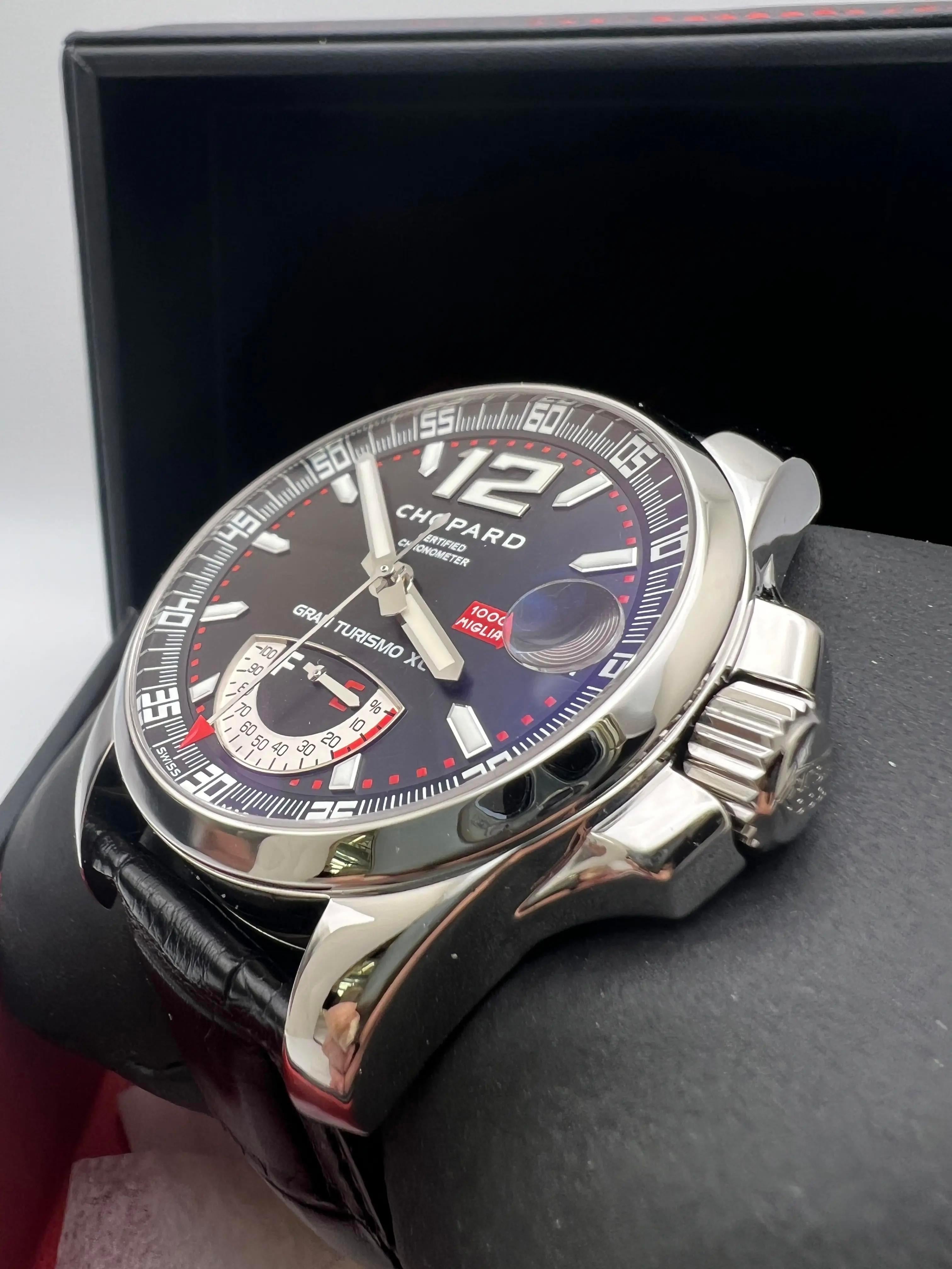 Chopard Mille Miglia Gran Turismo XL Riserva di Carica 16/8457 Quadrante Nero Set Completo in vendita 3