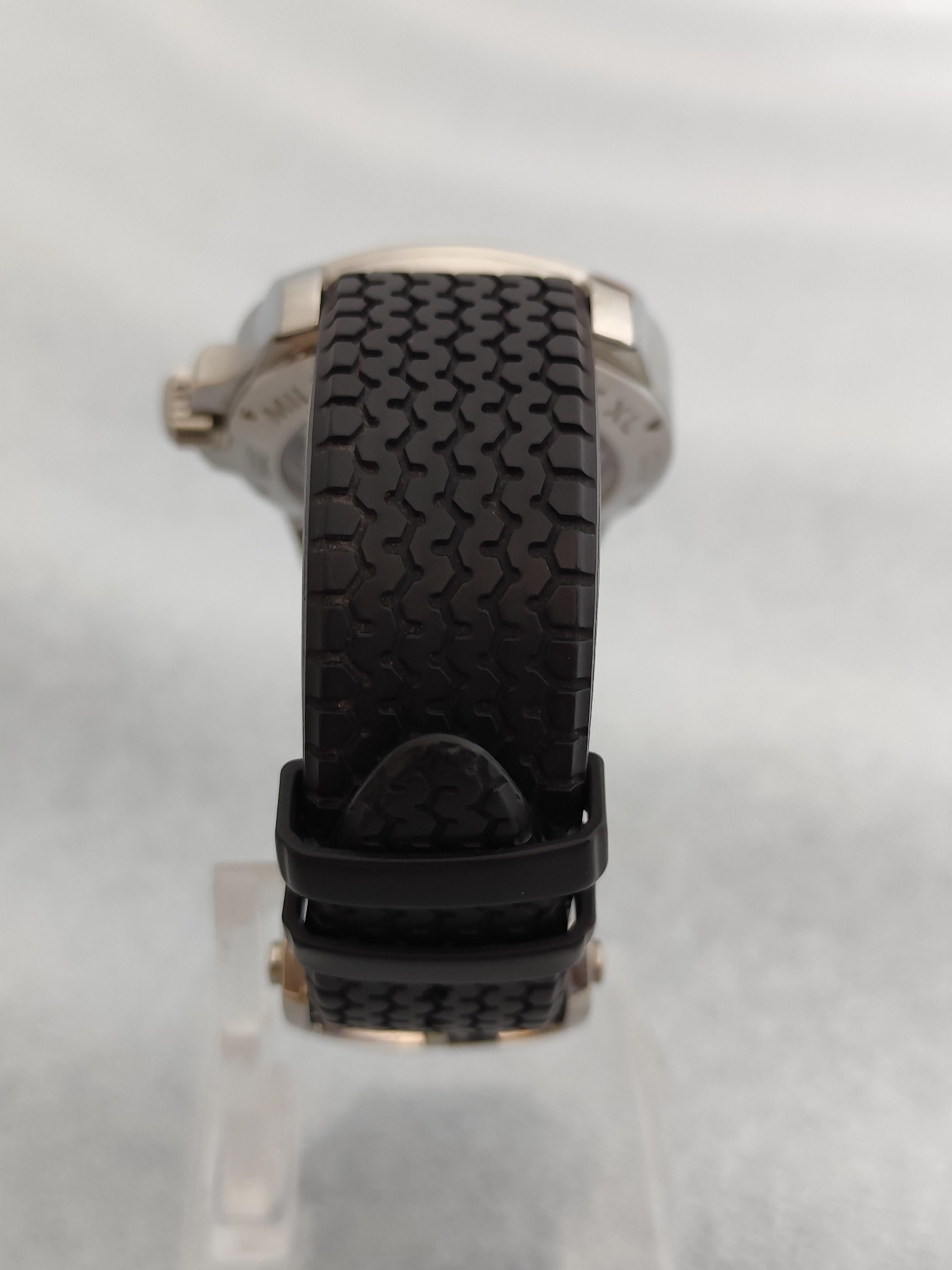 Chopard Mille Miglia Gran Turismo XL Power Reserve 8997 Schwarzes Reifenarmband Uhr im Angebot 15