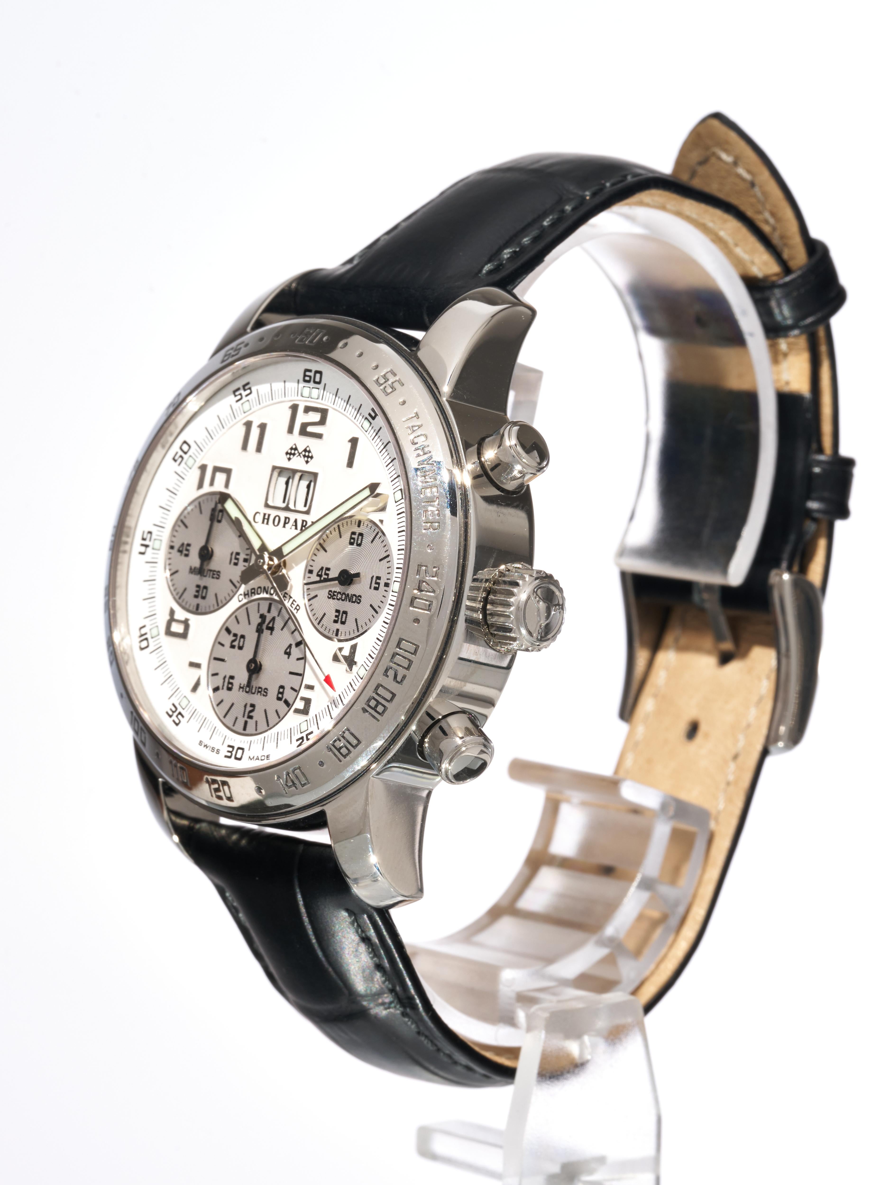 Chopard Mille Miglia  Jackie Ickx Edition 3 40.5mm 24hr Chronograph 168934-3001 For Sale 5