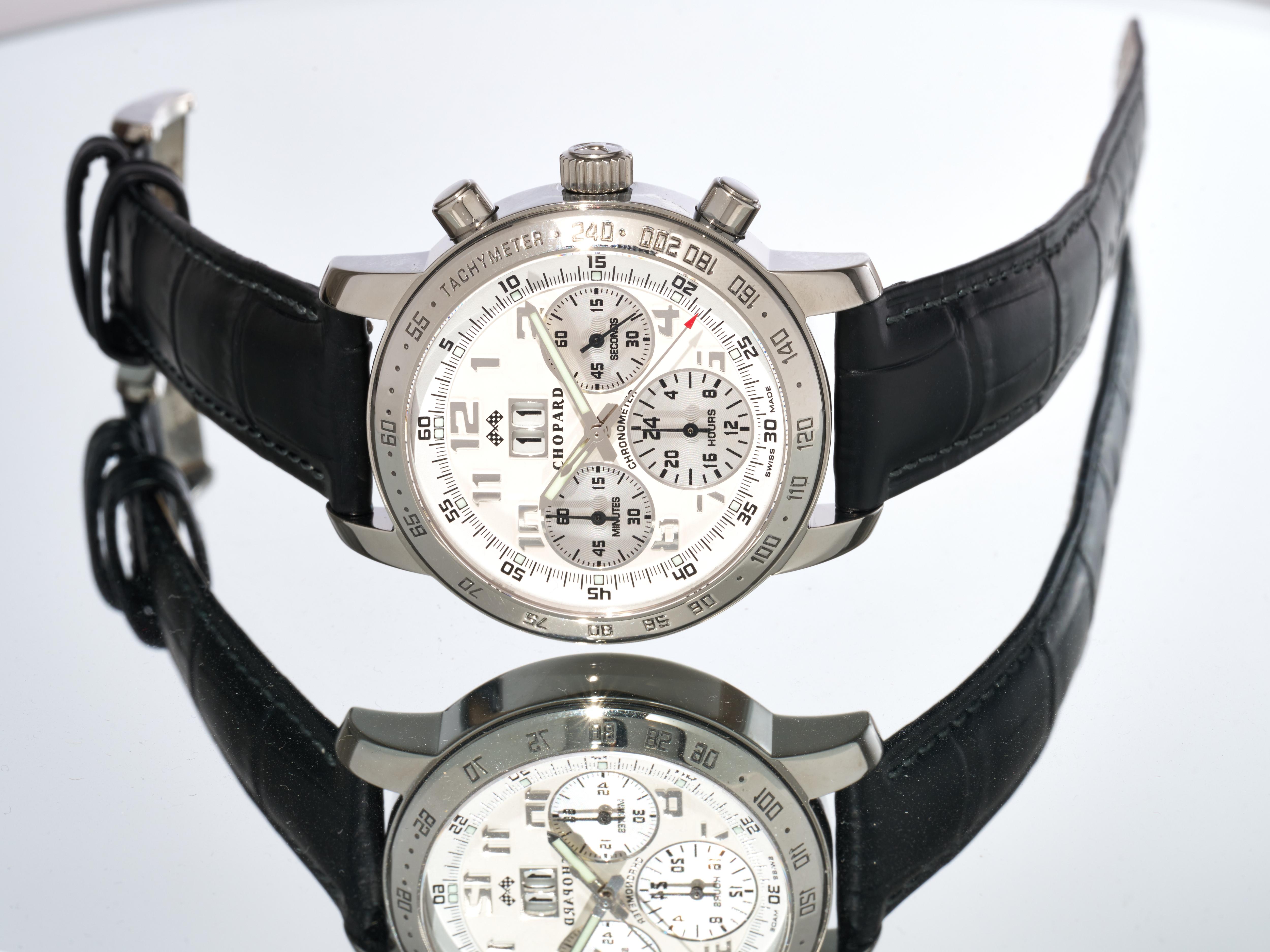 Chopard Mille Miglia  Jackie Ickx Edition 3 40.5mm 24hr Chronograph 168934-3001 For Sale 6