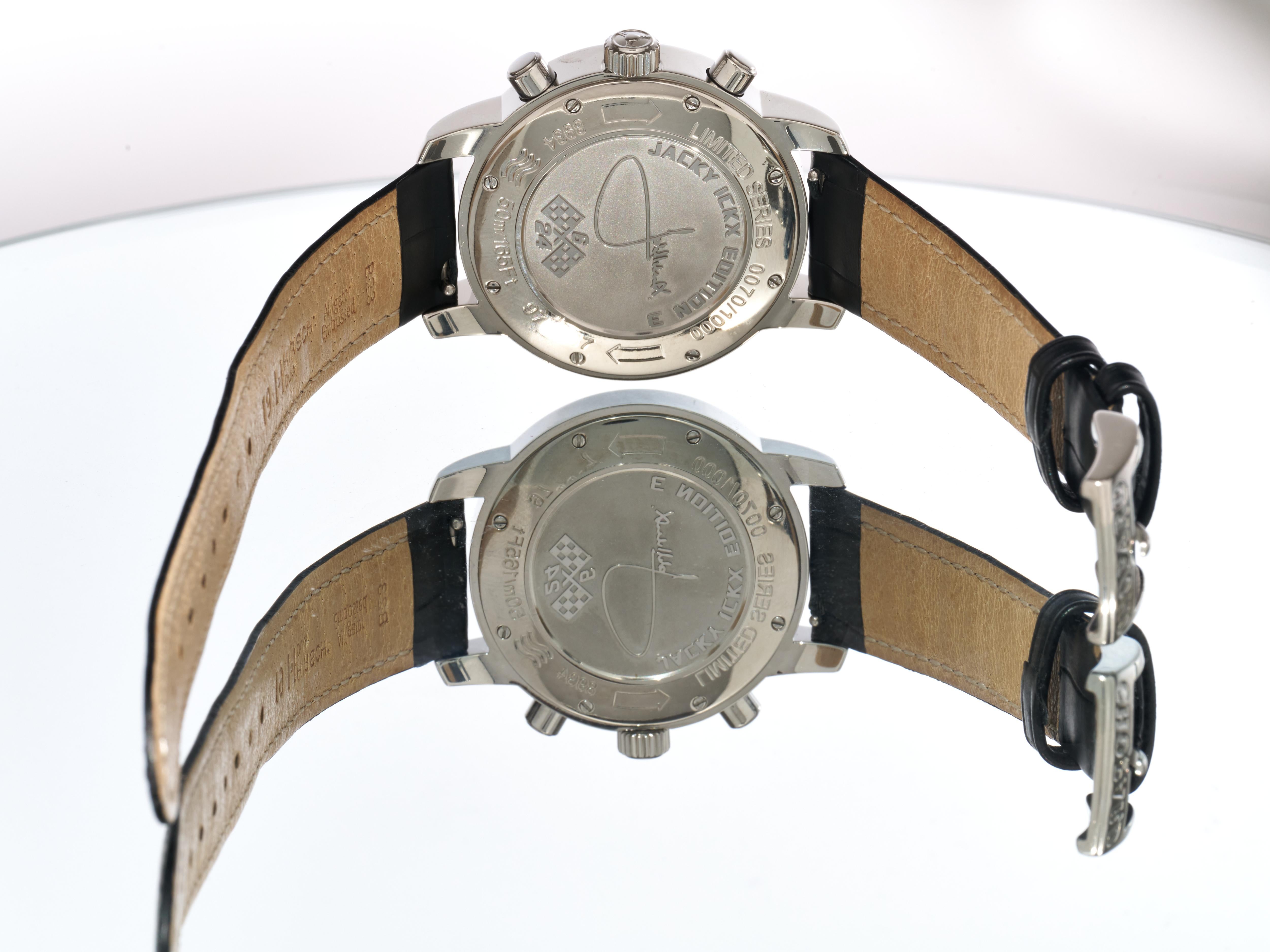 Chopard Mille Miglia  Jackie Ickx Edition 3 40.5mm 24hr Chronograph 168934-3001 For Sale 9