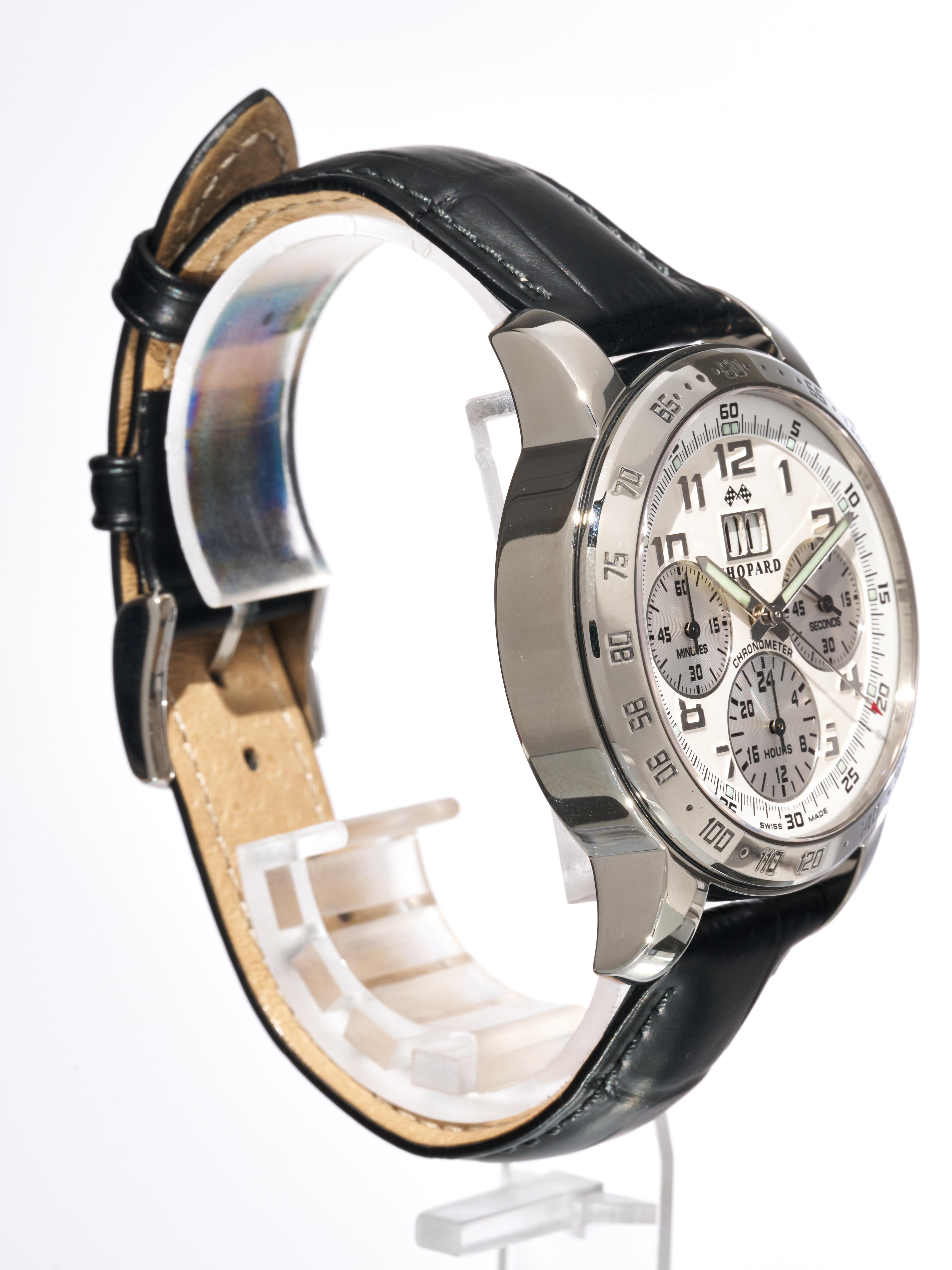 Chopard Mille Miglia  Jackie Ickx Edition 3 40.5mm 24hr Chronograph 168934-3001 In Good Condition For Sale In London, GB