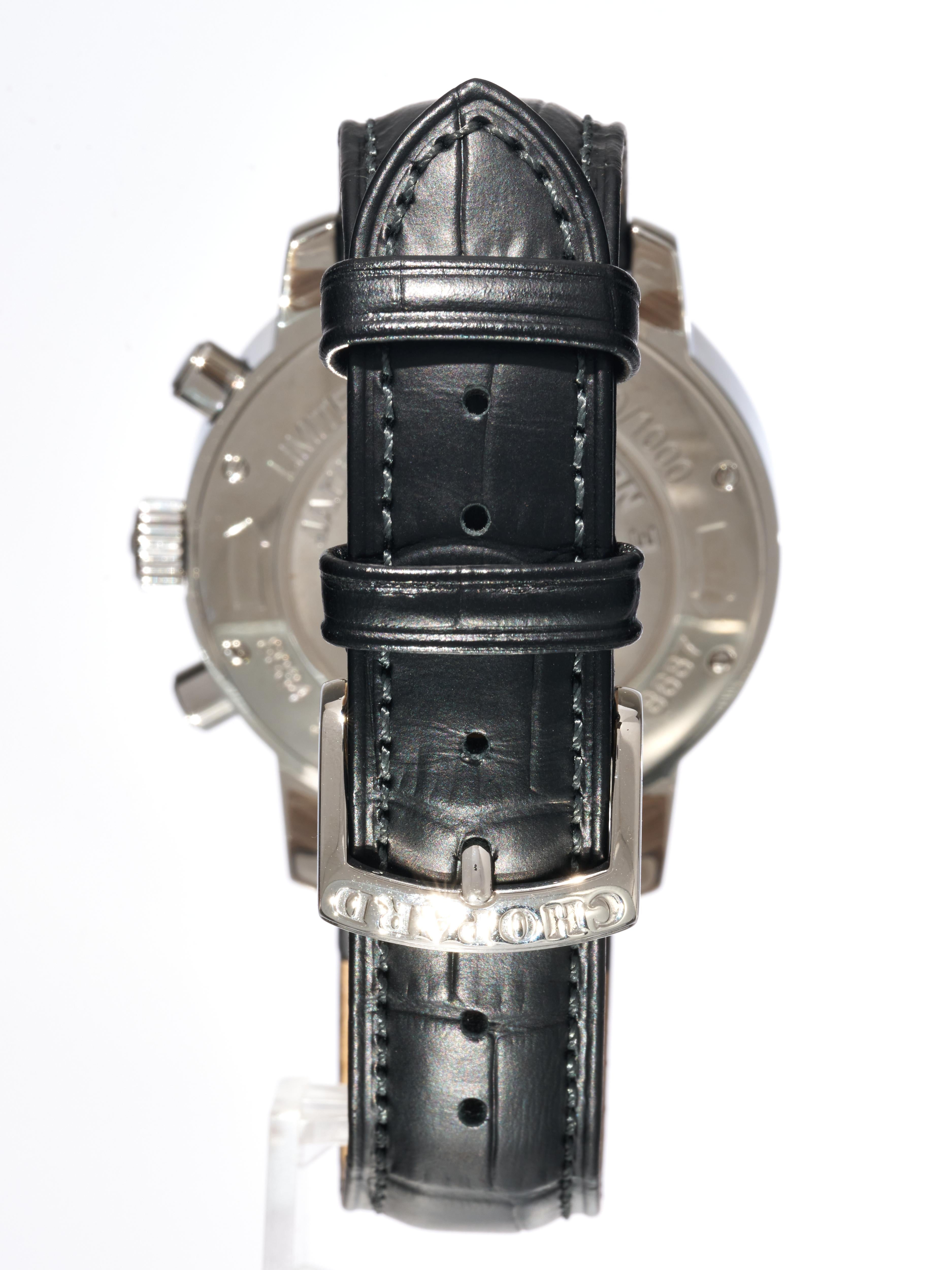 Chopard Mille Miglia  Jackie Ickx Edition 3 40.5mm 24hr Chronograph 168934-3001 For Sale 2