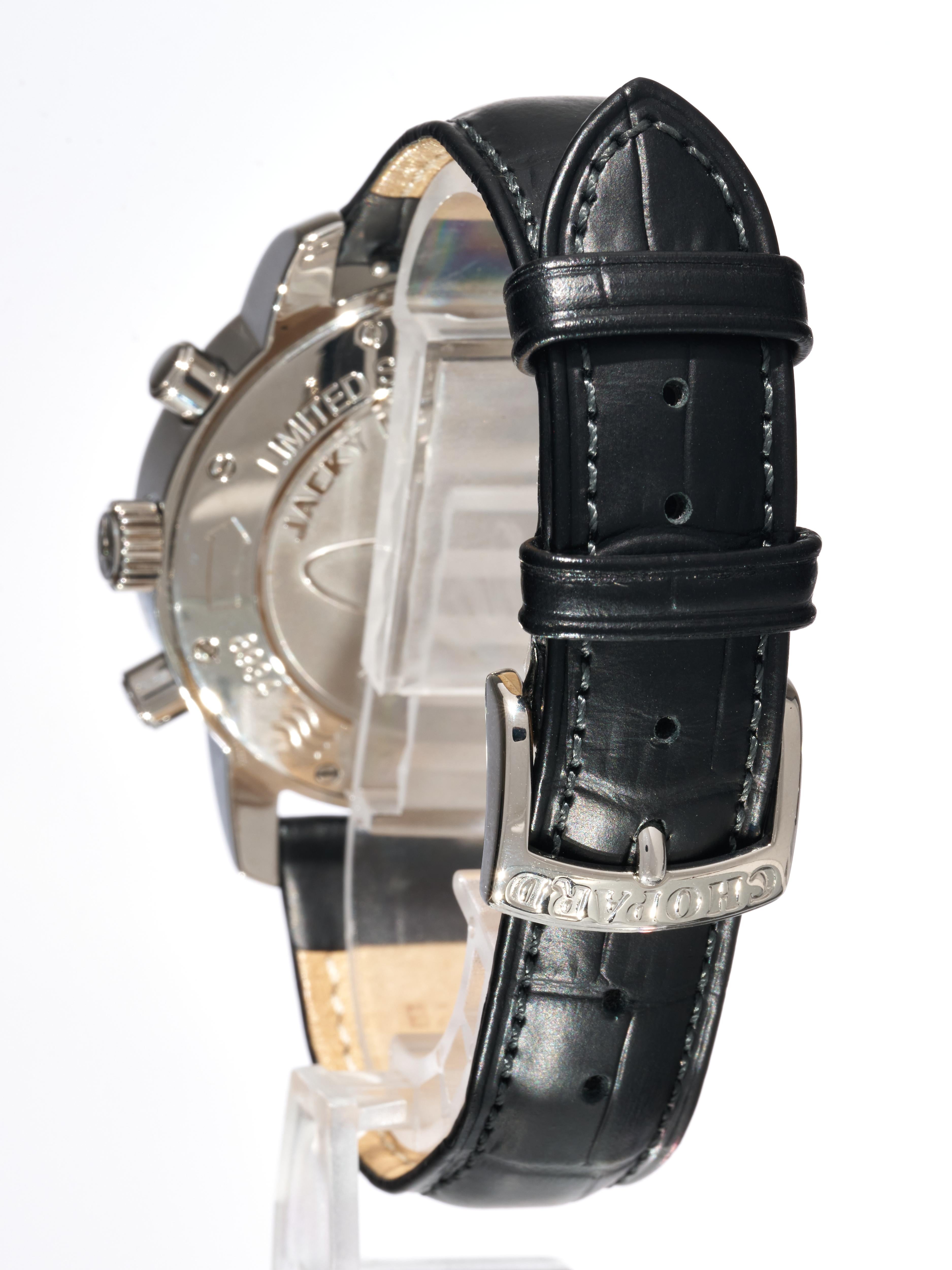 Chopard Mille Miglia  Jackie Ickx Edition 3 40.5mm 24hr Chronograph 168934-3001 For Sale 3