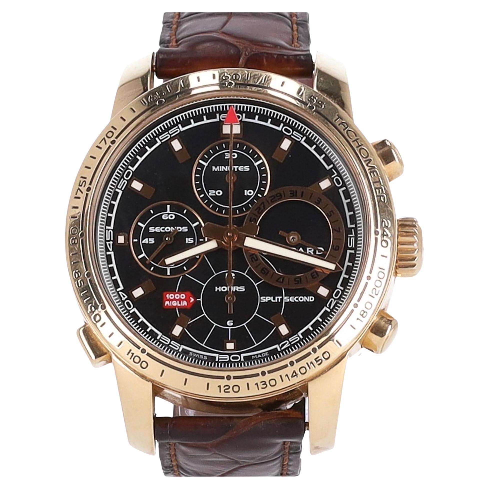 Chopard Mille Miglia Ltd Edition Chronograph Automatic Watch In 18K Rose G