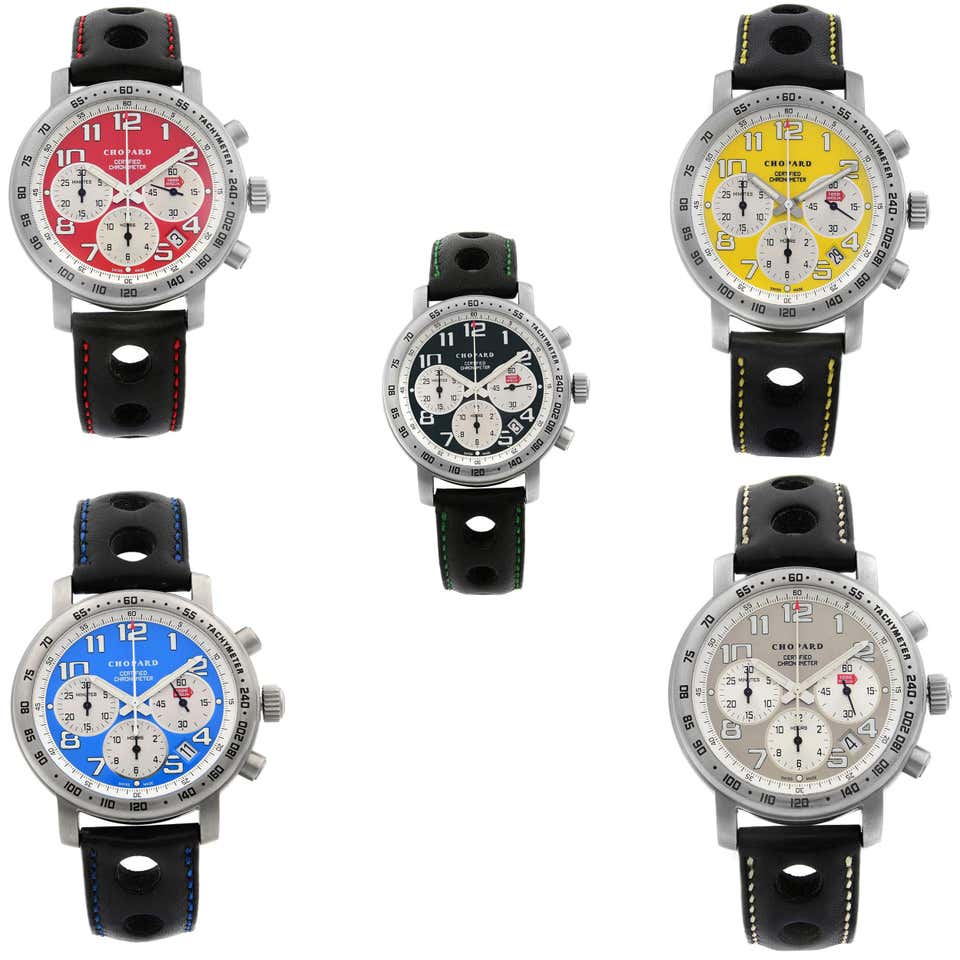 Chopard Mille Miglia Racing Colors Collection Titanium Set of 5 ...